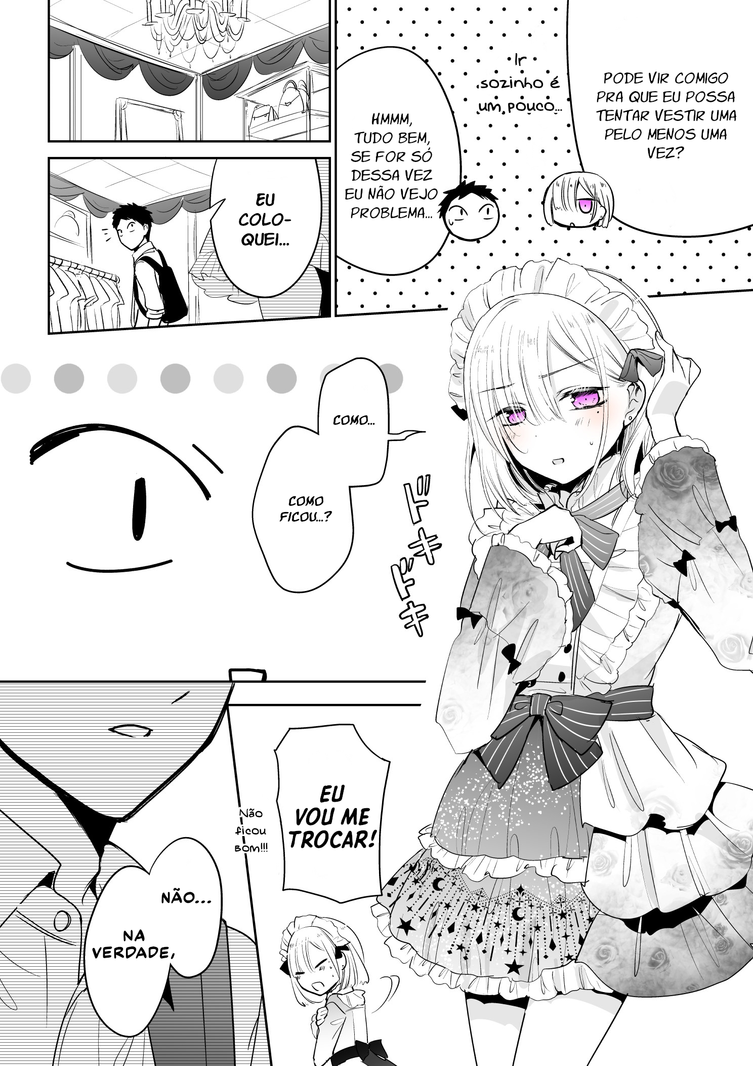 Tomodachi ga Skirt haite mitai tte Itte kita Ken Aquela vez em que meu amigo disse que queria usar uma saia 第3页