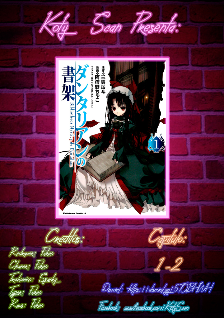 Dantalian no Shoka El Libro de la Transferencia del Alma, Parte 2. 第1页