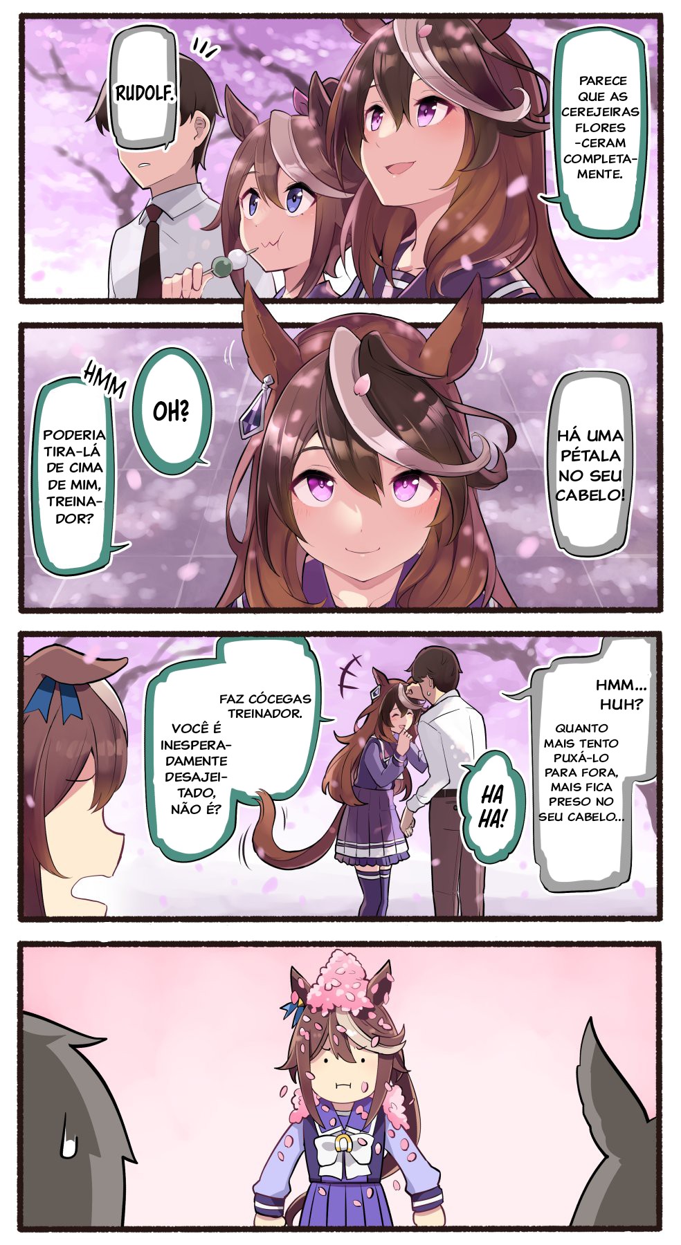 Uma Musume - Rudolf, Teio and Cherry Blossoms 🌸 第3页