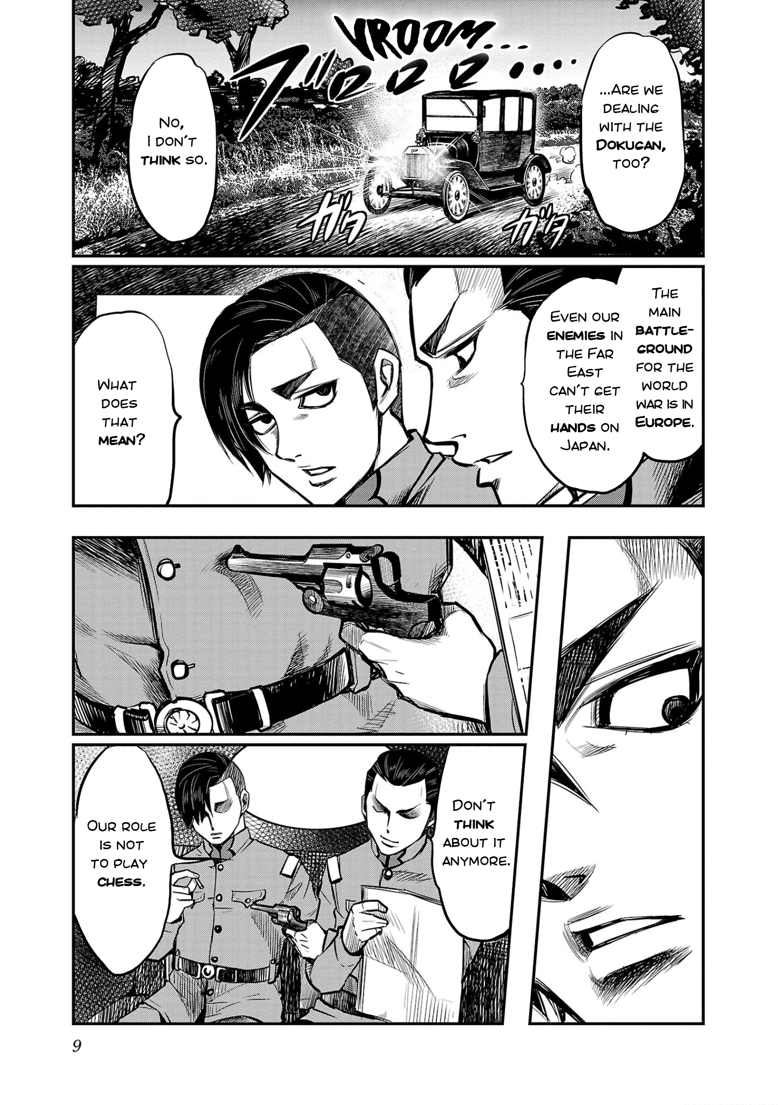 Ougon Bat: Taishou Dokuro Kitan The Golden Bat 第9页