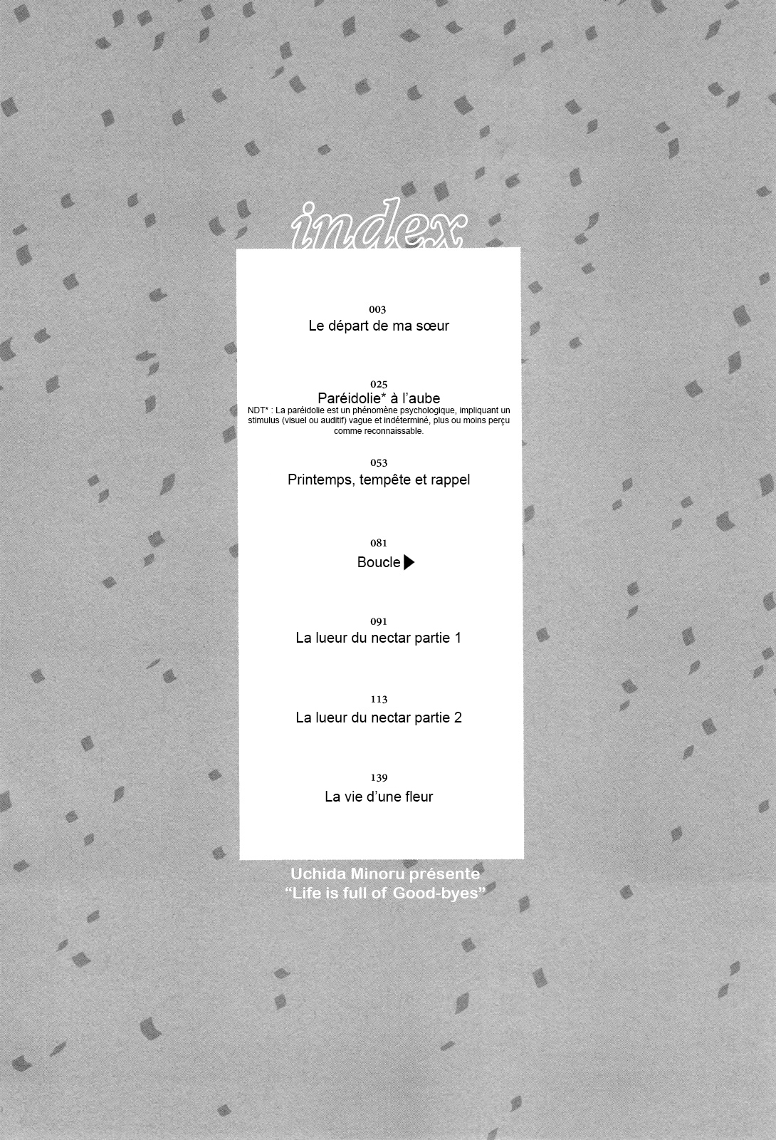 Life Is Full of Good-byes Le départ de ma soeur 第4页