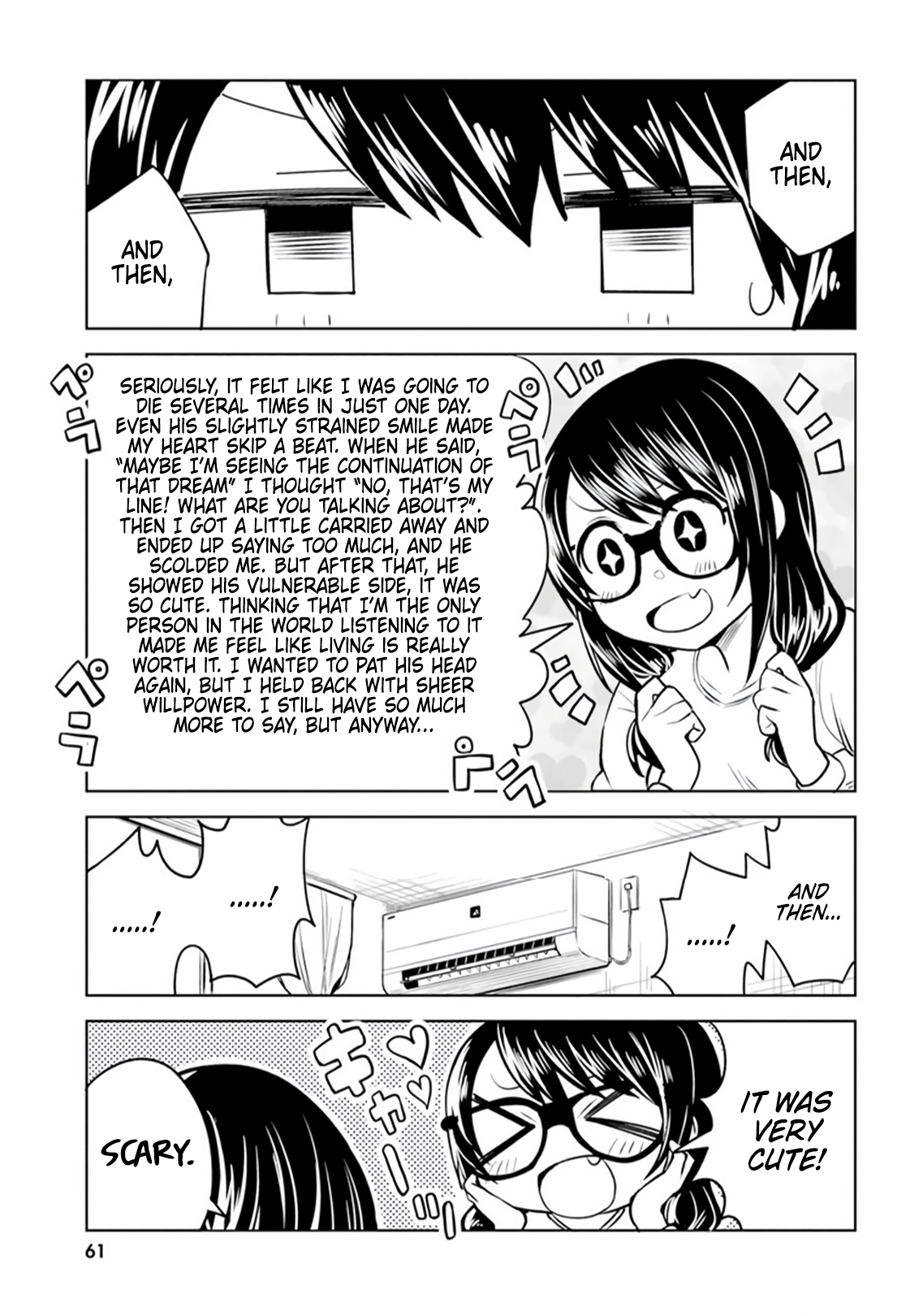 Hitorigurashi, Netsu o Dasu. Koi o Shiru. God is Such a Bully 第3页