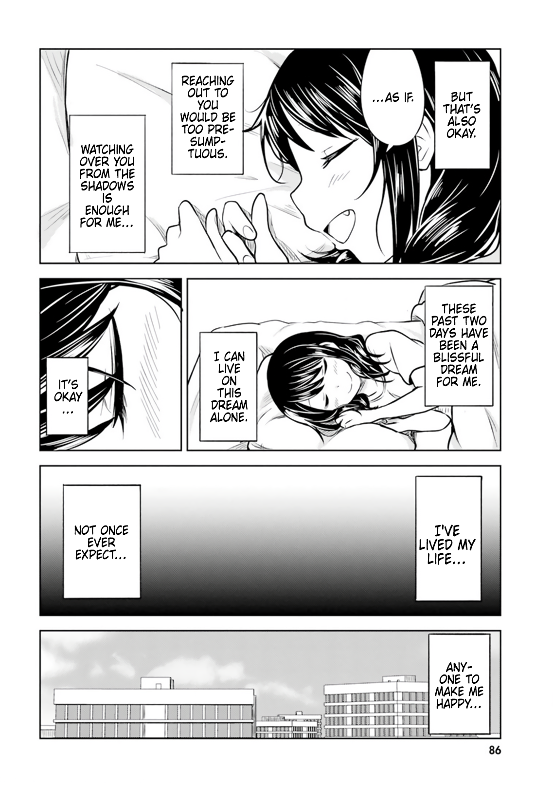 Hitorigurashi, Netsu o Dasu. Koi o Shiru. God is Such a Bully 第28页