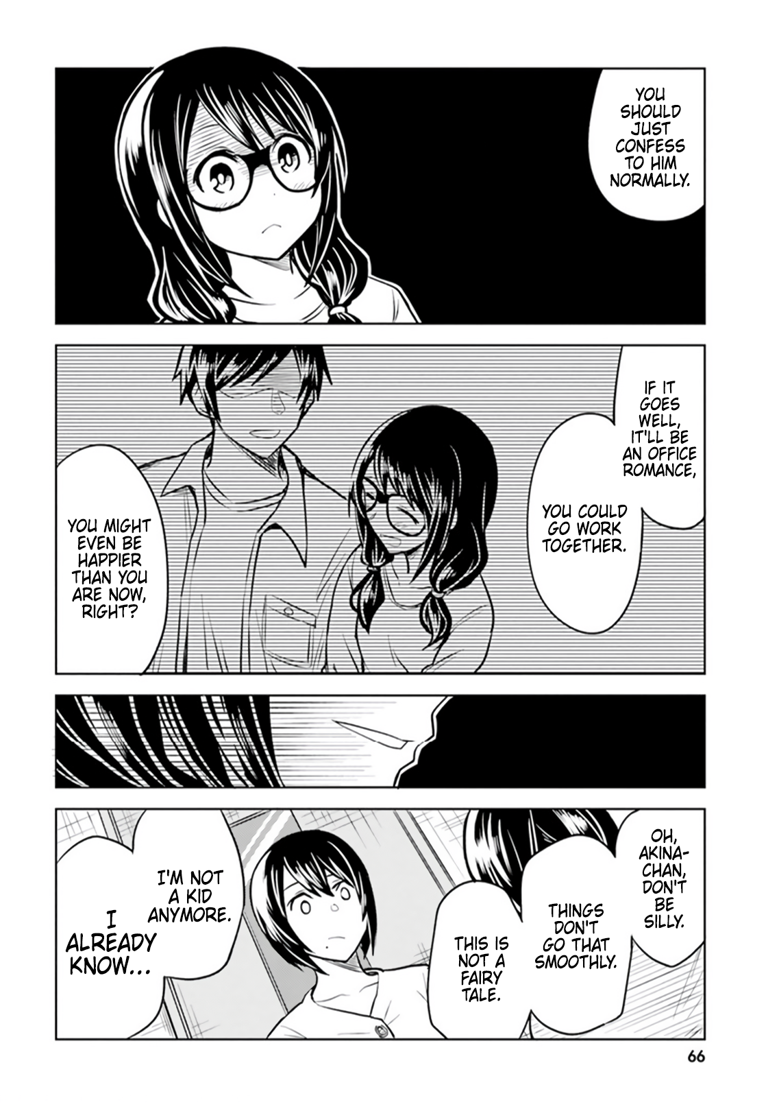 Hitorigurashi, Netsu o Dasu. Koi o Shiru. God is Such a Bully 第8页