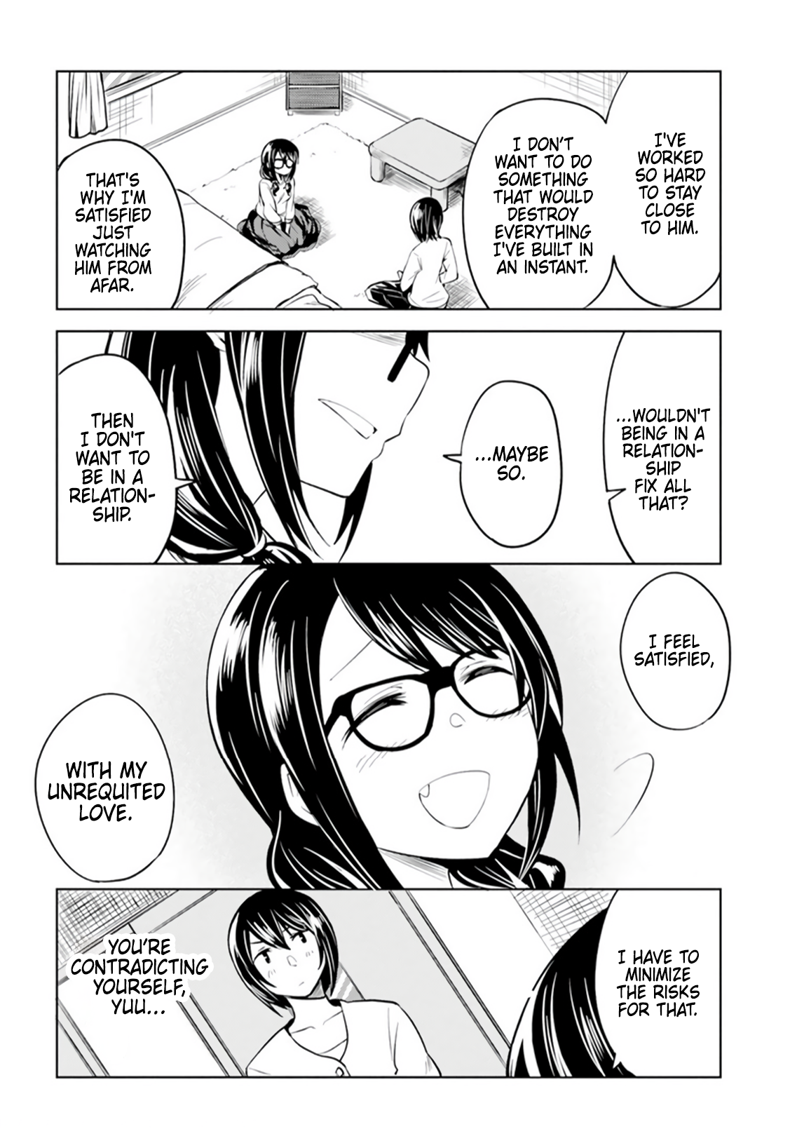 Hitorigurashi, Netsu o Dasu. Koi o Shiru. God is Such a Bully 第10页
