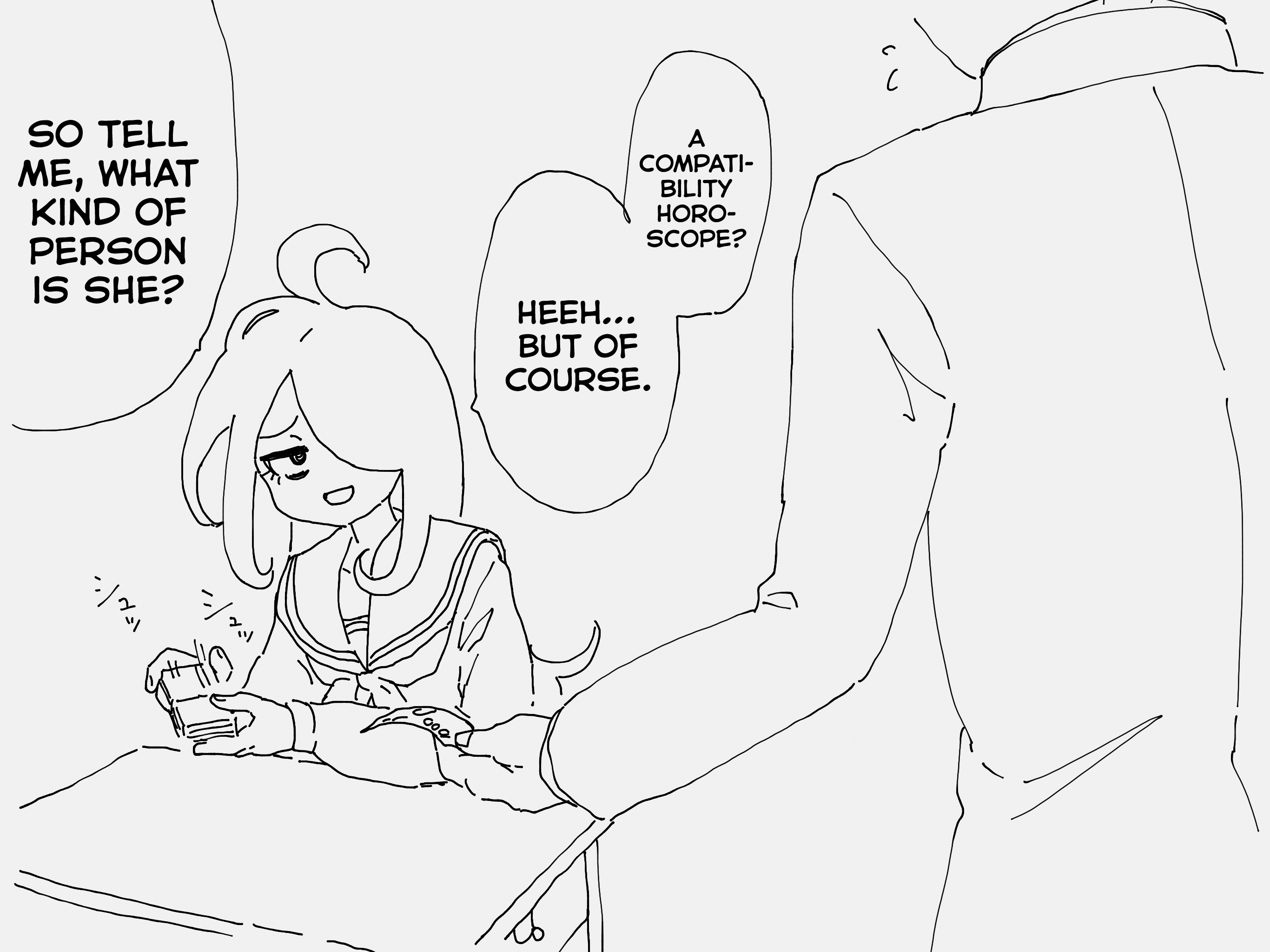 Holiday Yasumi's Twitter Shorts Fortune telling 第1页
