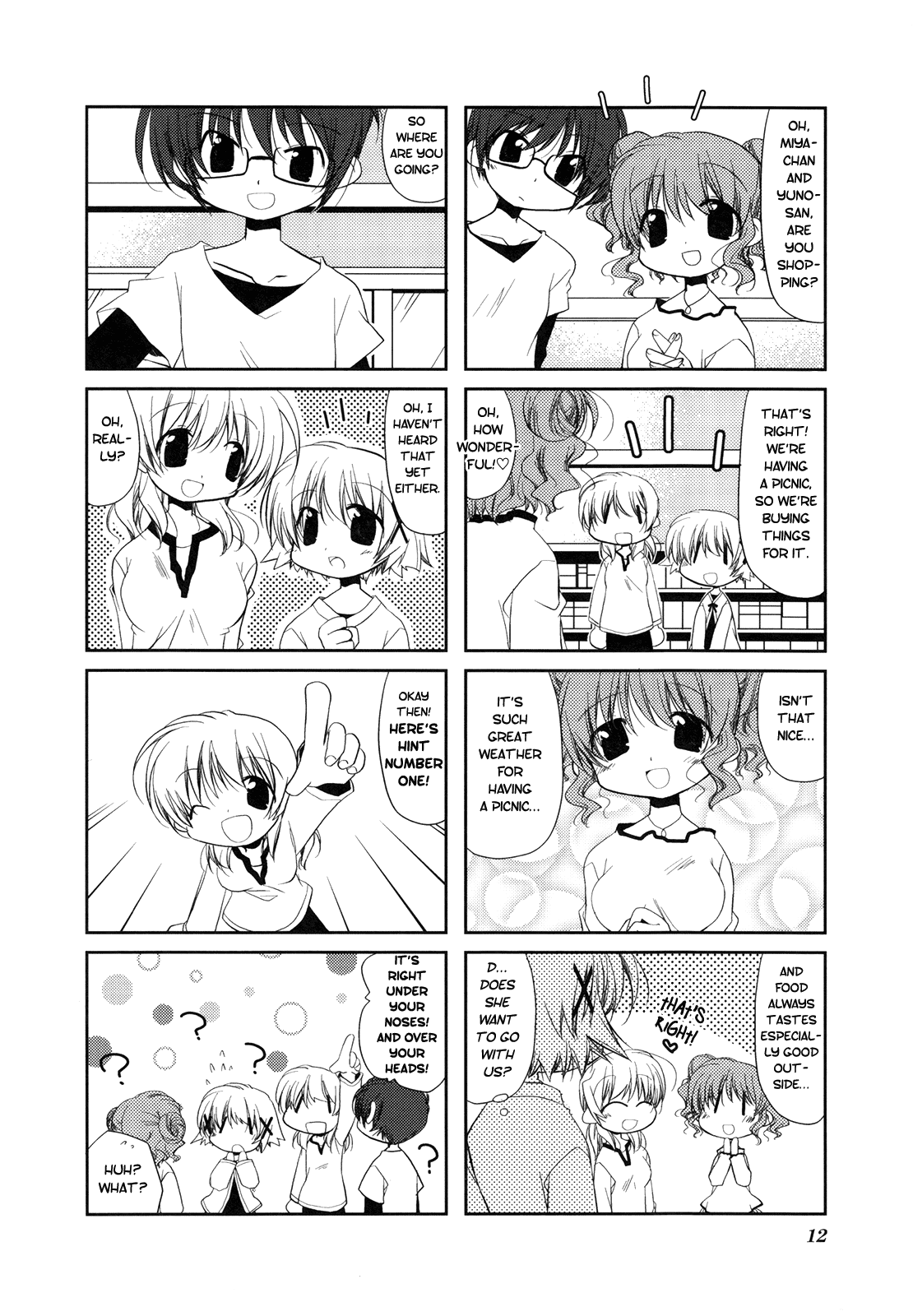 Hidamari Sketch Anthology Comic Let's Have a Picnic! 第17页