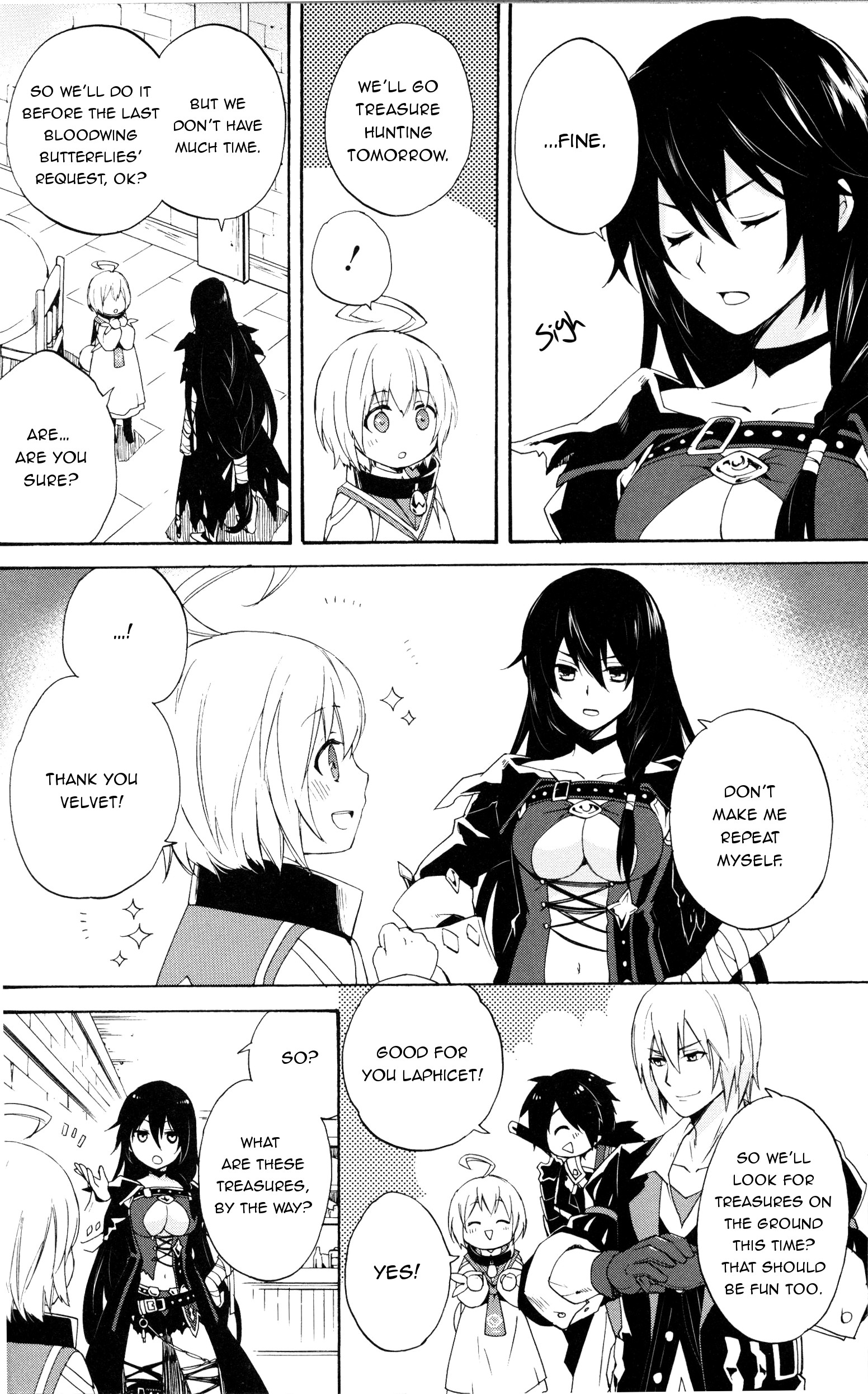 Tales of Berseria Comic Anthology Let's look for treasure (Artist: Hayase Reku) 第6页