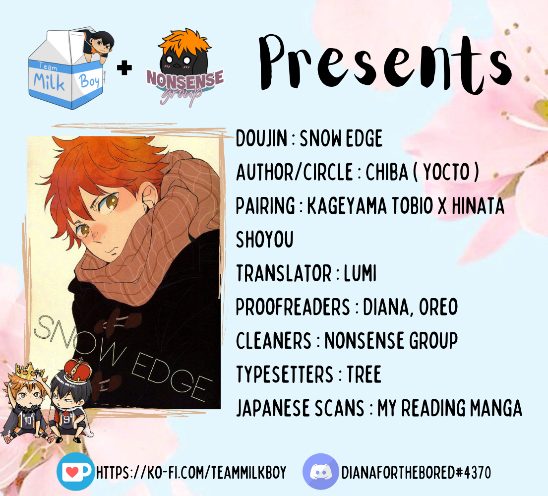 Haikyu!! - Snow Edge (Doujinshi) Oneshot 第1页