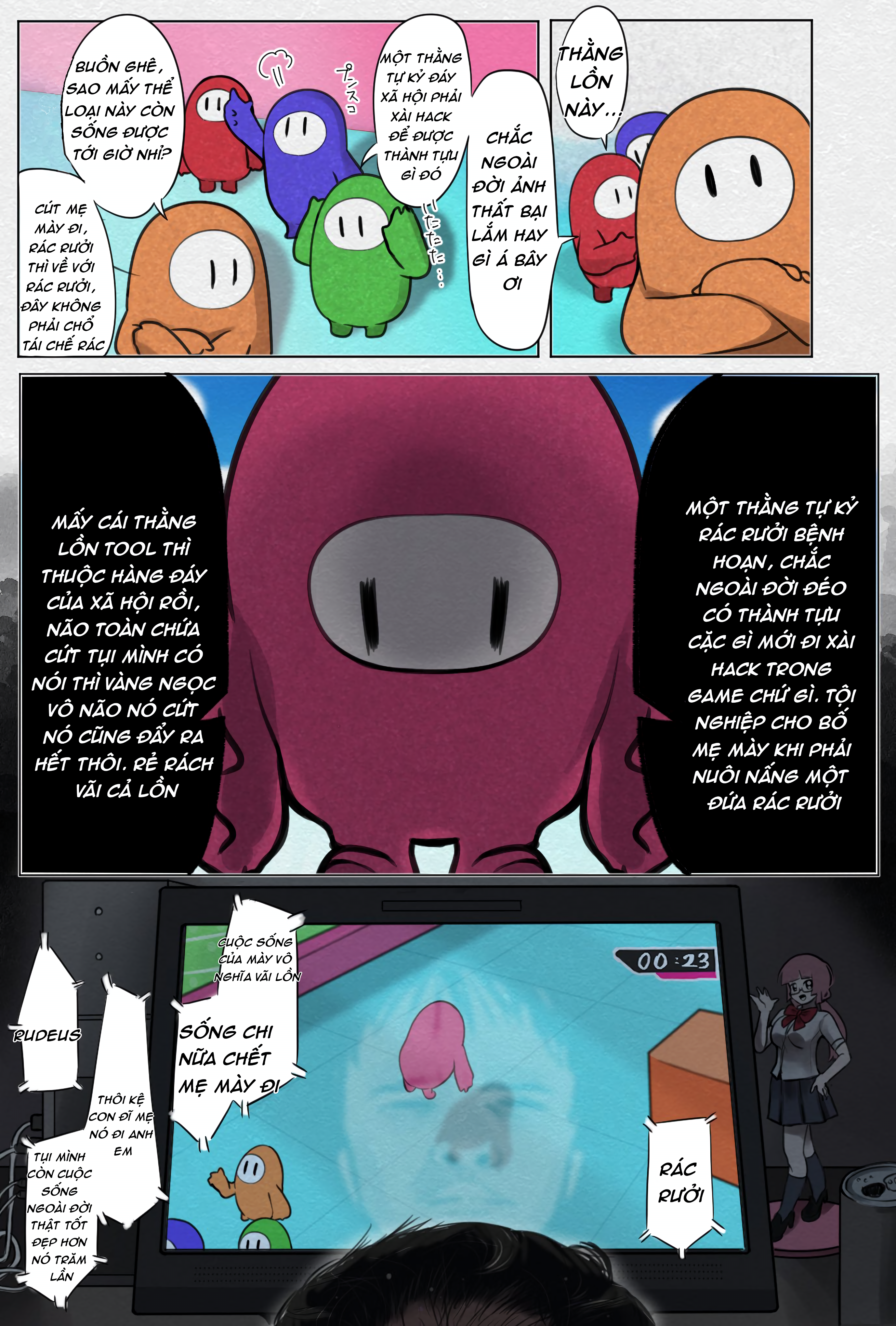 Manga About A Cheater in Fall Guys Oneshot 第3页
