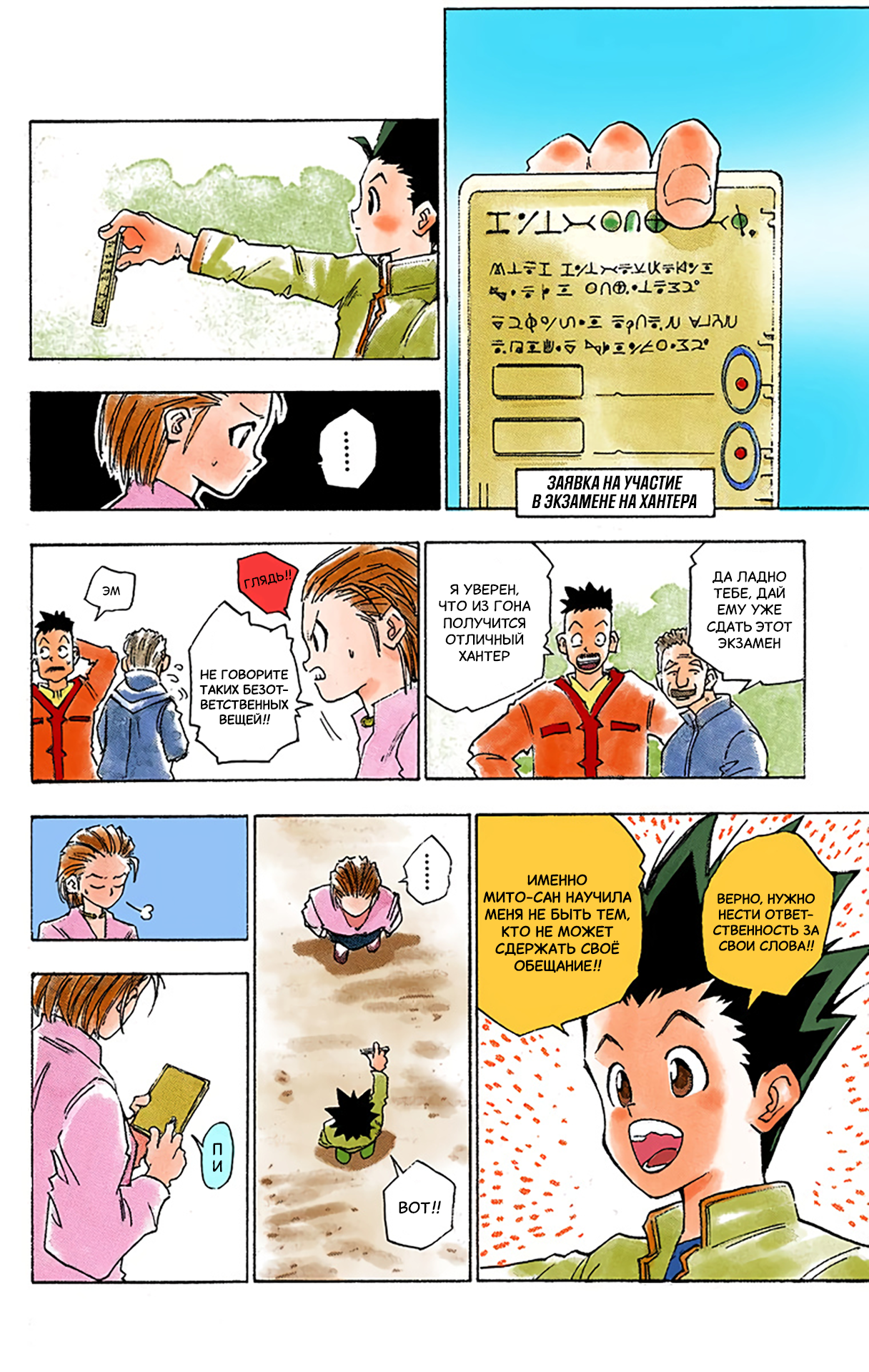 Hunter x Hunter (Official Colored) День отправления 第11页