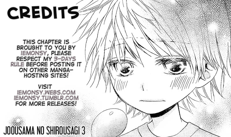 Joousama no Shirousagi Vol. 1 Ch. 3 第1页
