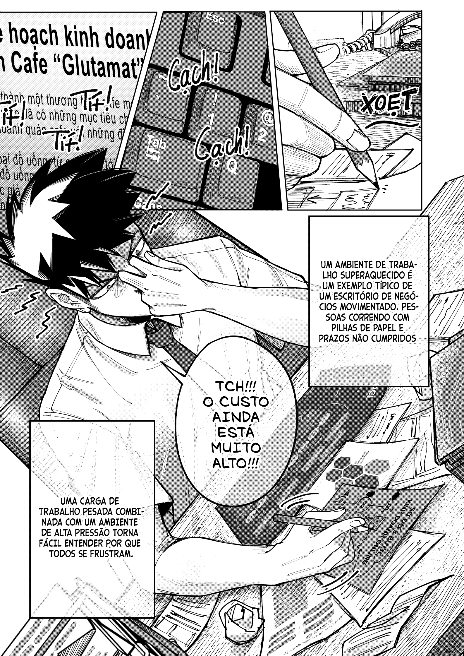 Non Milk - Milk Coffee Prologue Você quer café de leite? 第4页