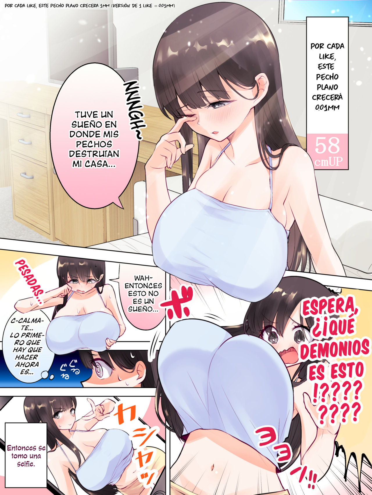 For Every 1 Like, This Flatty's Breasts Will Grow By 1mm Oneshot 第4页