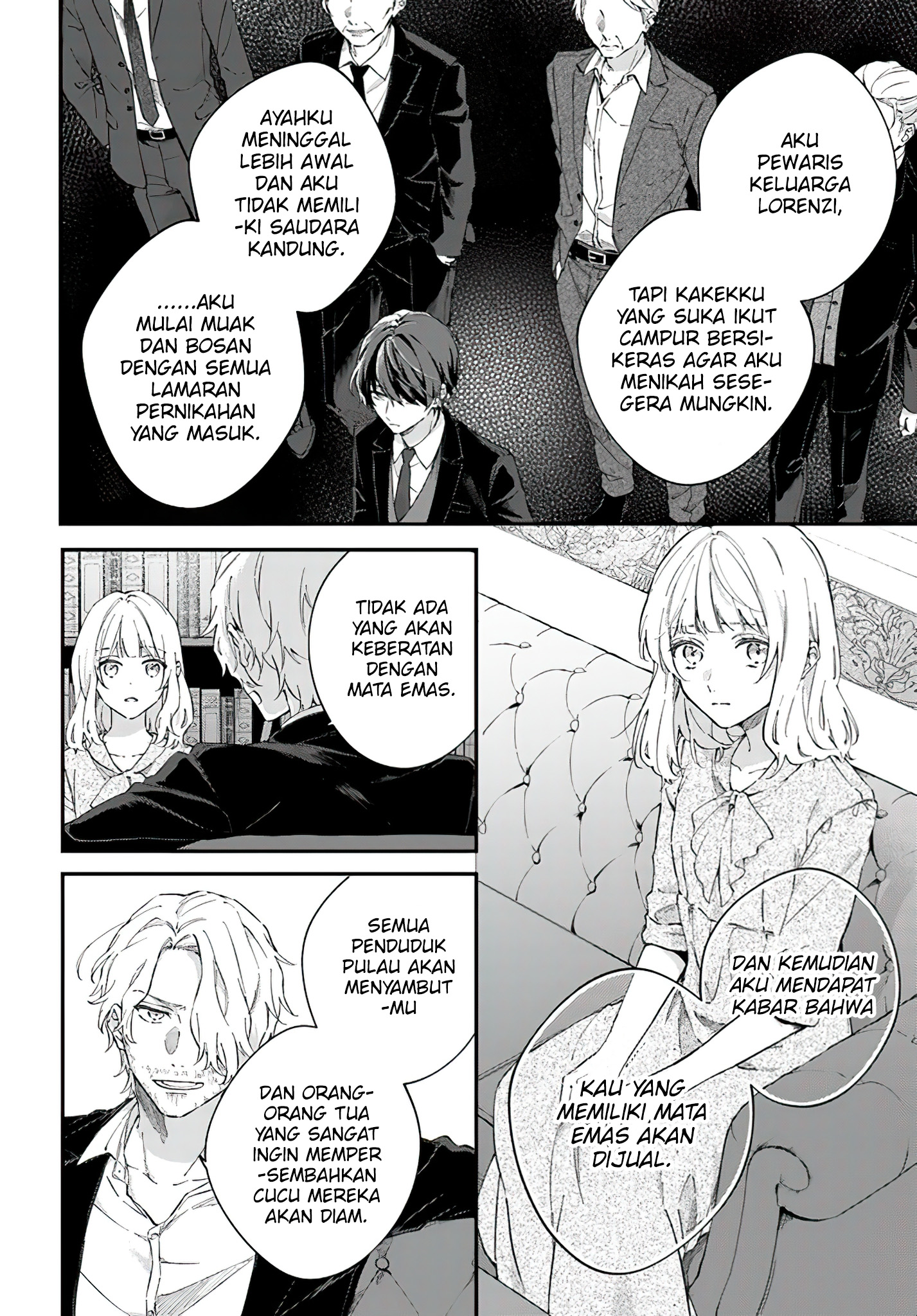 Koyoi, Lorenzi-ke de Kanbi naru Chuusei wo Gadis dengan Mata Emas 第19页