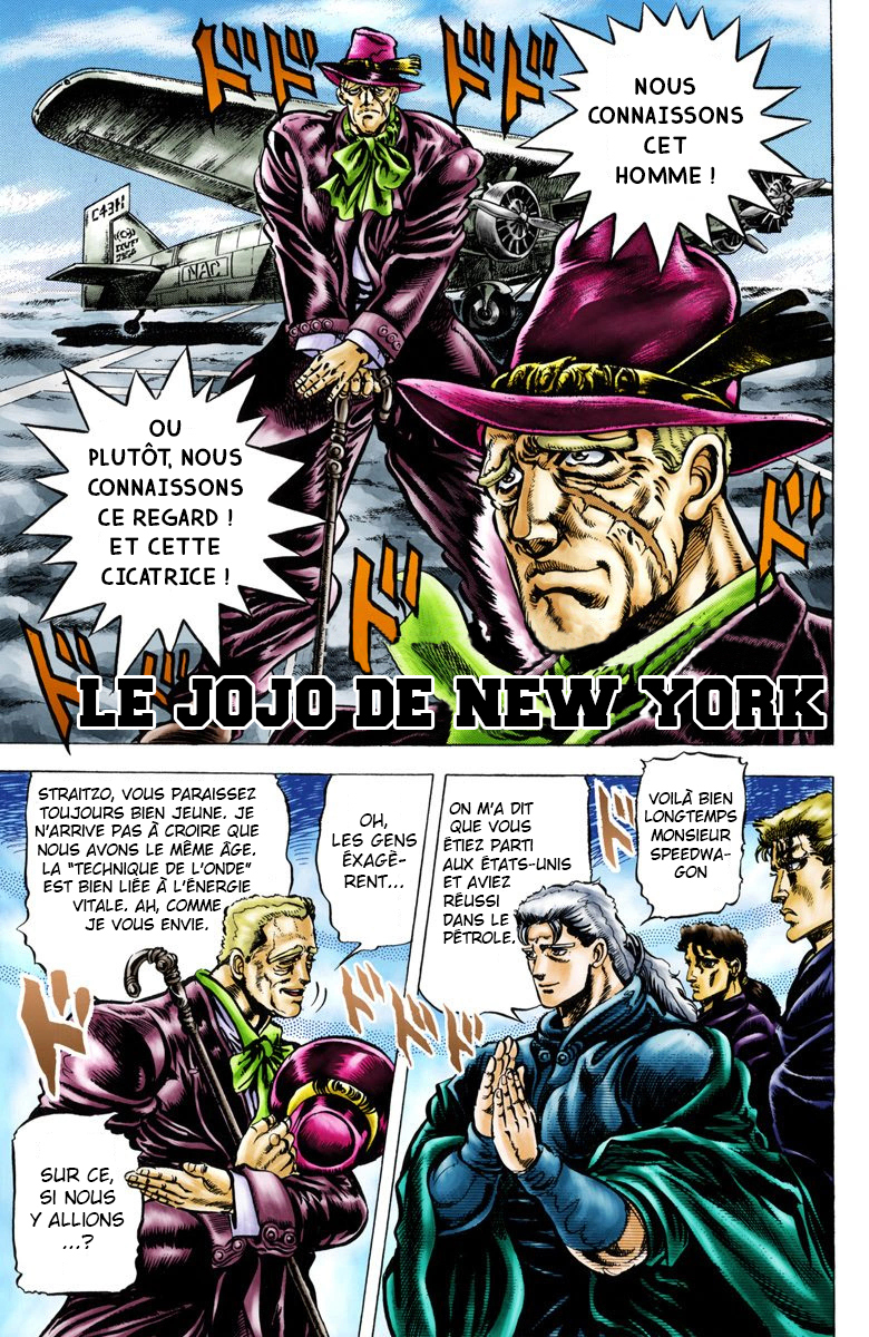 JoJo's Bizarre Adventure, Part 2: Battle Tendency (Official Colored) Le Jojo De New York 第1页