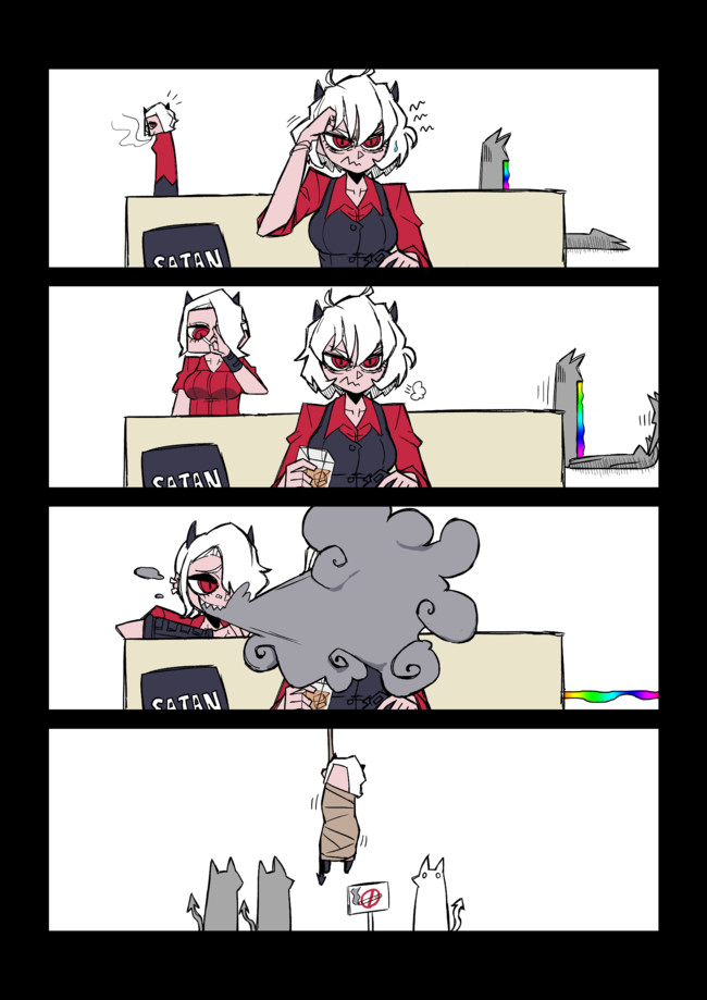 Helltaker 4-koma Ch. 2 第3页