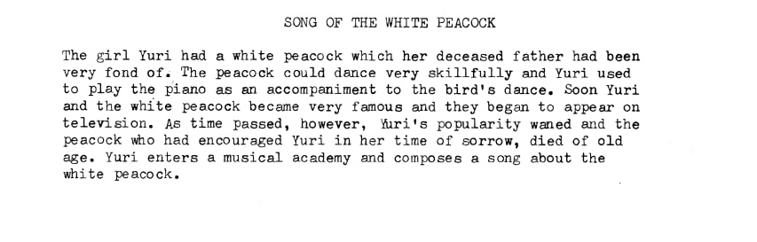 Rainbow Prelude Song of the White Peacock 第35页