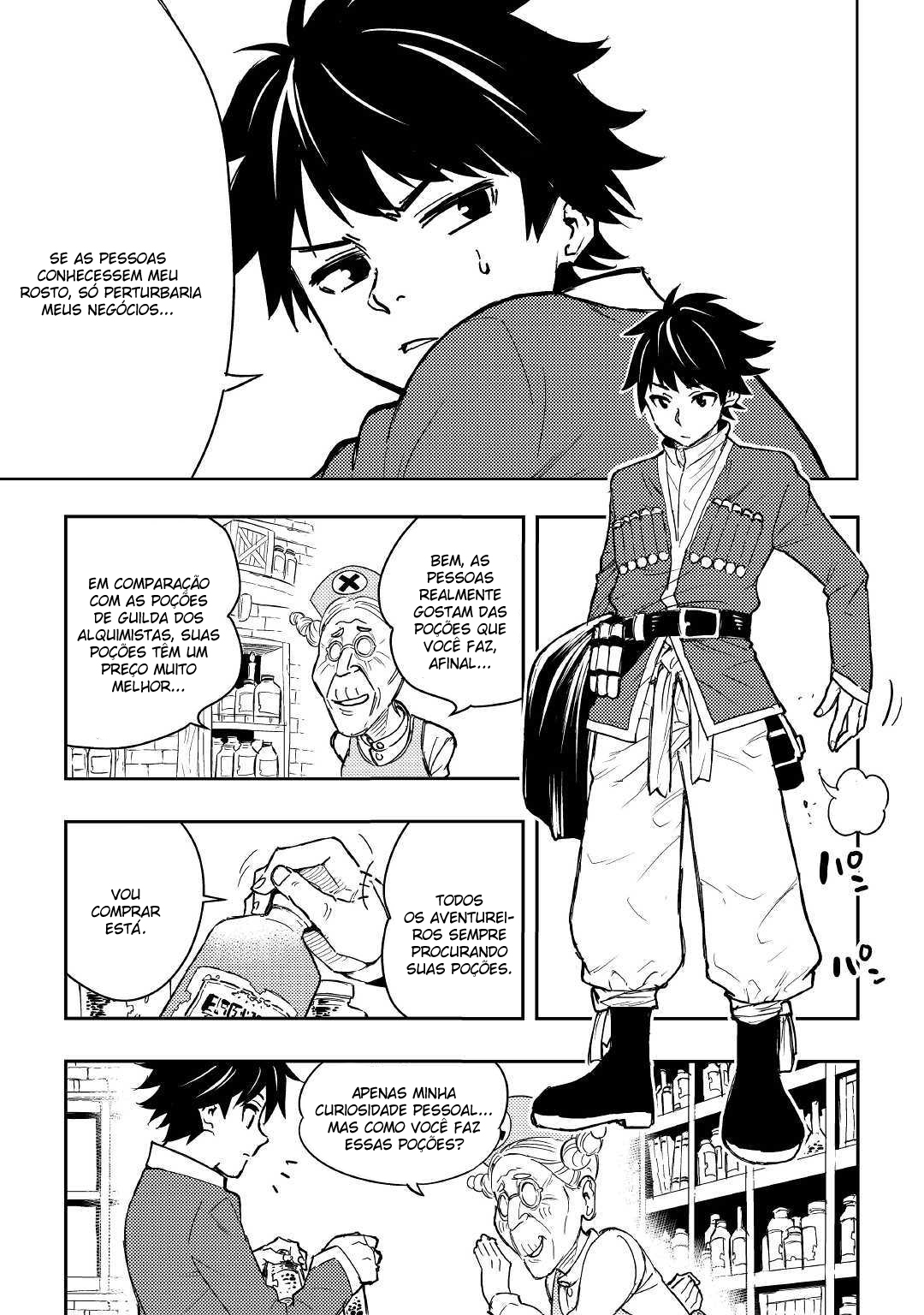 Tensei Kusushi wa Isekai o Meguru Onde está o farmacêutico!? 第4页