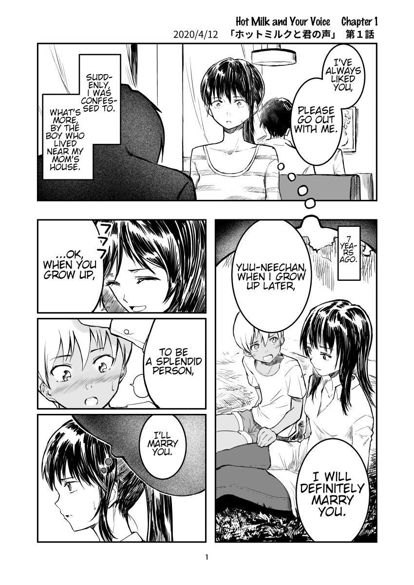Hot Milk and Your Voice 第1页