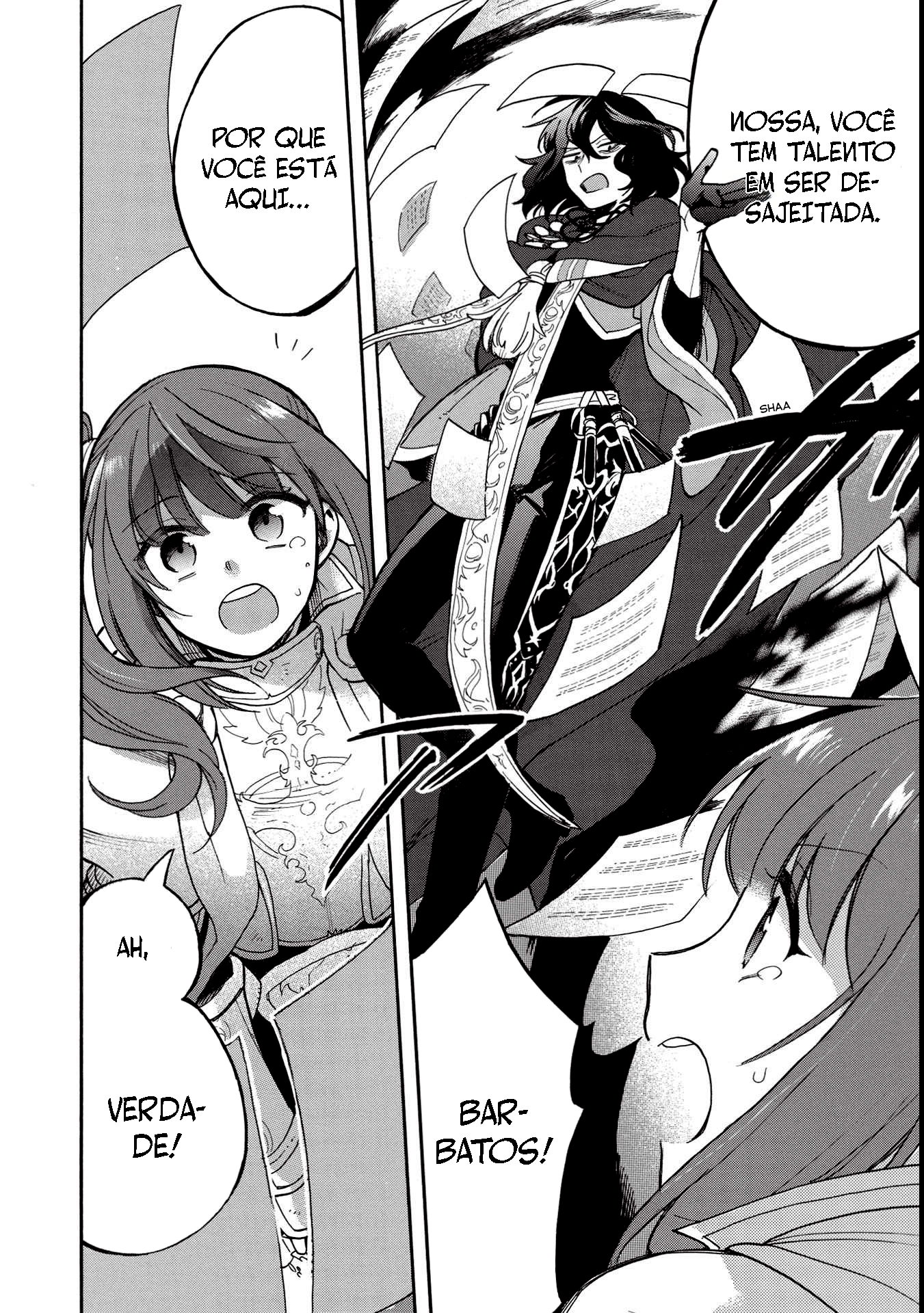 Akuyuu no Ore ga Ponkotsu Kishi o Miterarenain da ga, Dou Sewa o Yakya Ii?: Madome Gaiden O dilema de um vilão: Como não interferir demais na vida de uma cavaleira sagrada desastrada 第24页