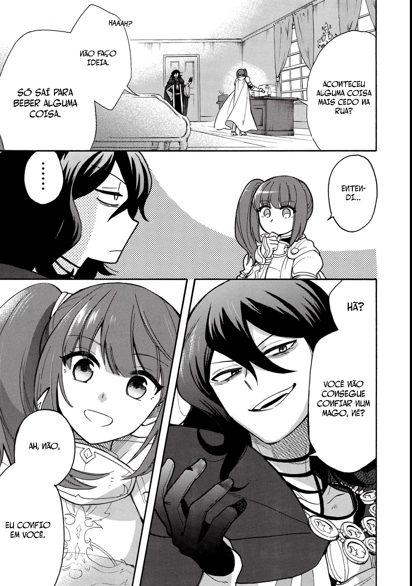 Akuyuu no Ore ga Ponkotsu Kishi o Miterarenain da ga, Dou Sewa o Yakya Ii?: Madome Gaiden O dilema de um vilão: Como não interferir demais na vida de uma cavaleira sagrada desastrada 第29页