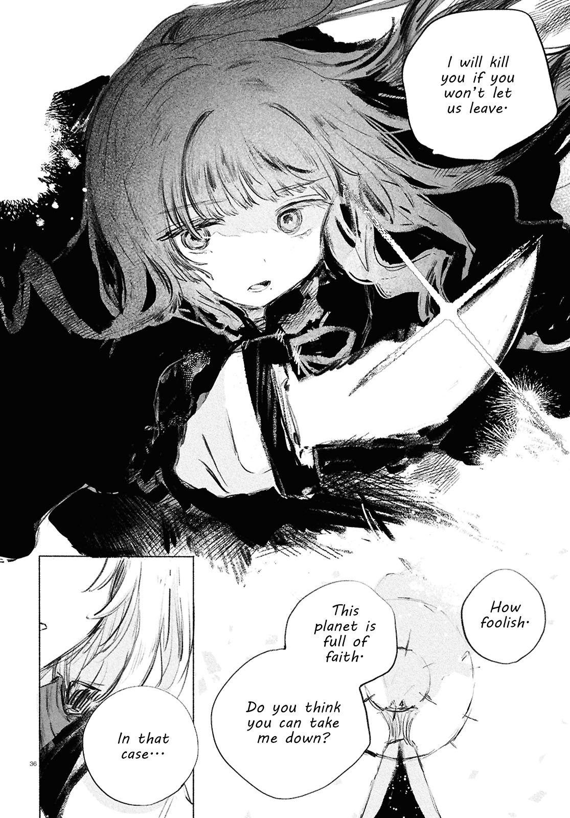Shoujo Seikan Hyouryuuki Planet of God 第35页