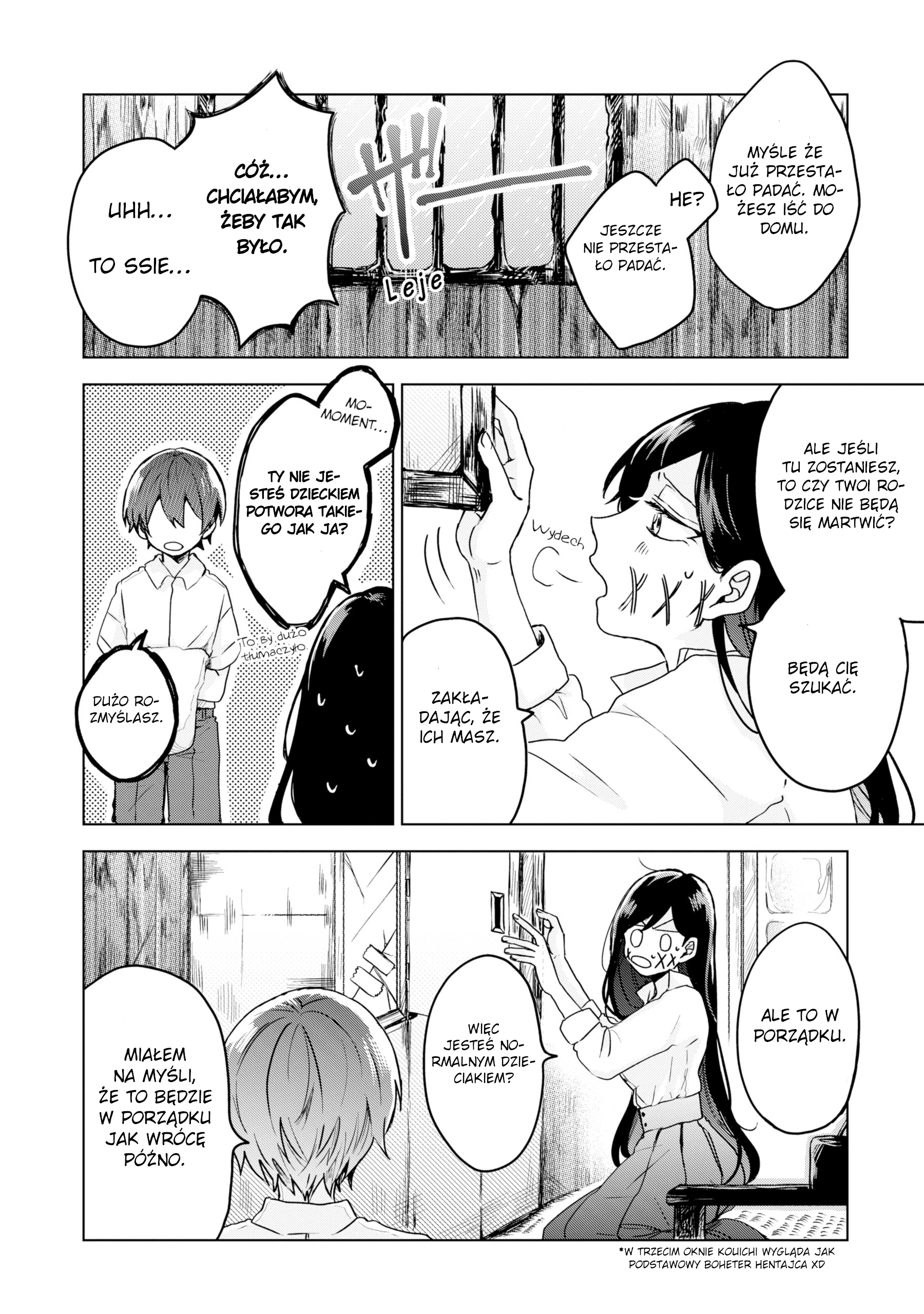 Kuchi ga Saketemo Kimi ni wa (Webcomic) Niespodziewany Gość 第9页