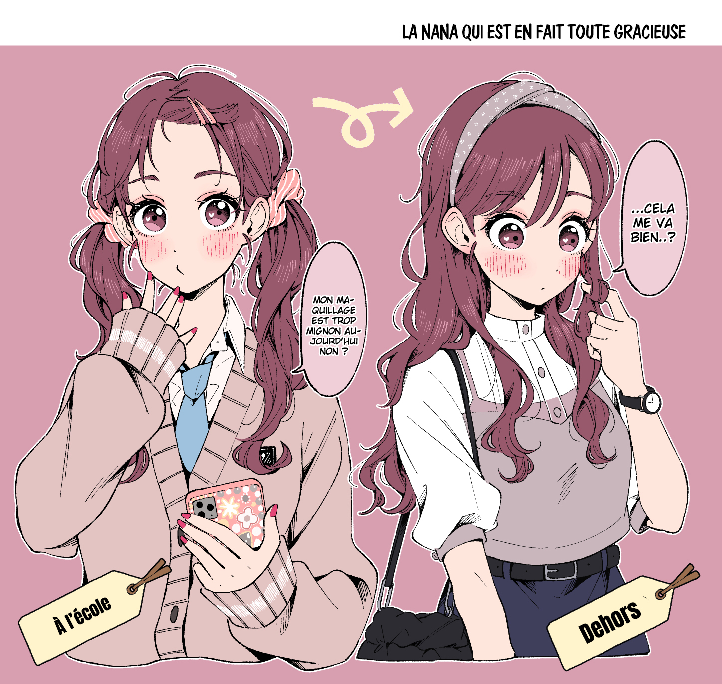 Gap Girls Une jeune fille qui est differente a l'école et en dehors 第3页