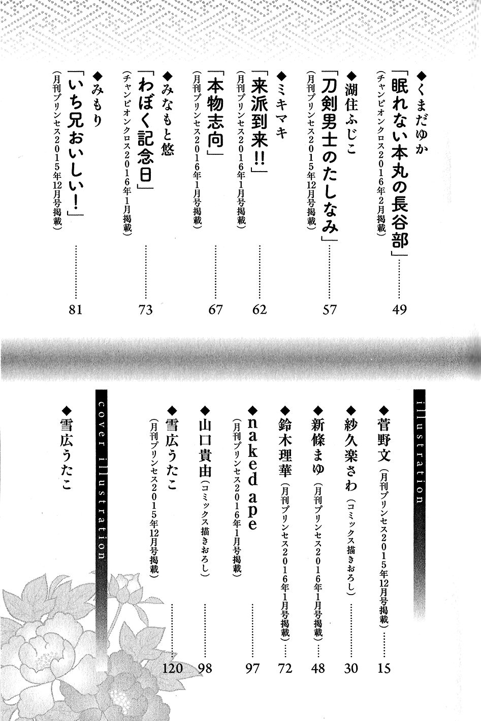 Touken Ranbu Anthology ~ Preparations For Departure! 第6页