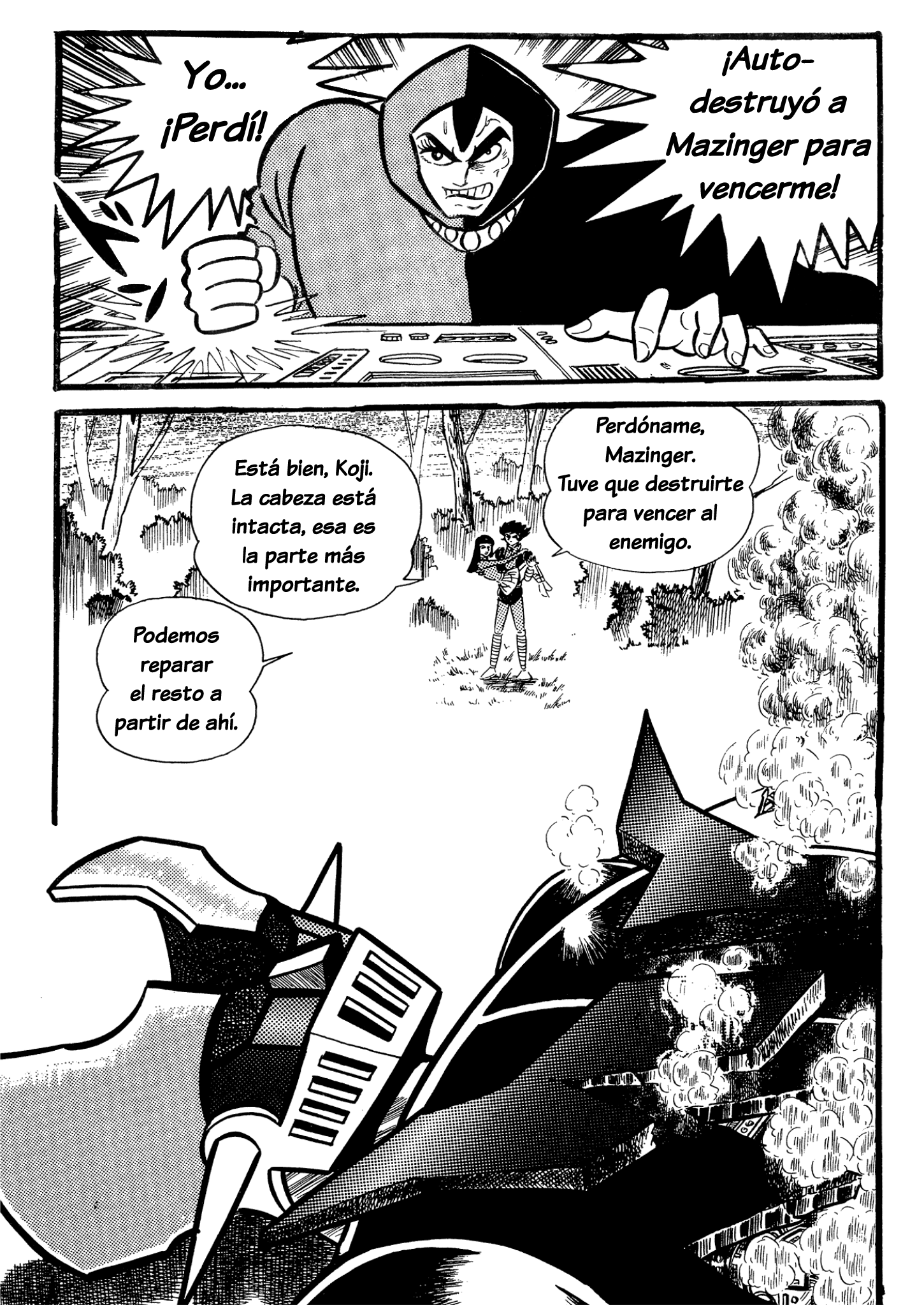 Mazinger Z (TV Magazine) La furia de la bestia mecánica Barón Ashura 第26页