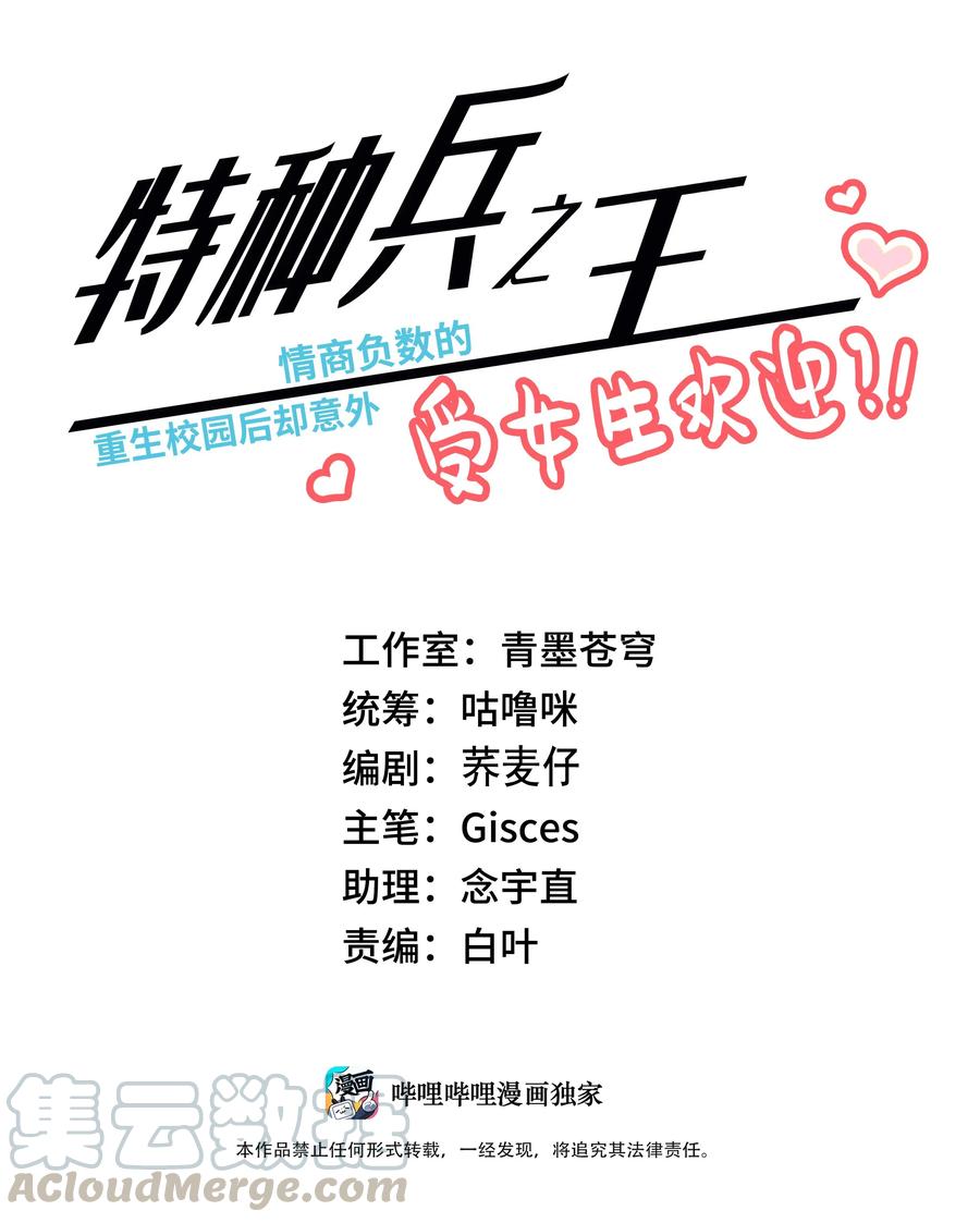The King of Special Forces With a Negative Emotional Quotient Was Reborn on Campus but Was Unexpectedly Welcomed by Girls?! Ch1 第1页