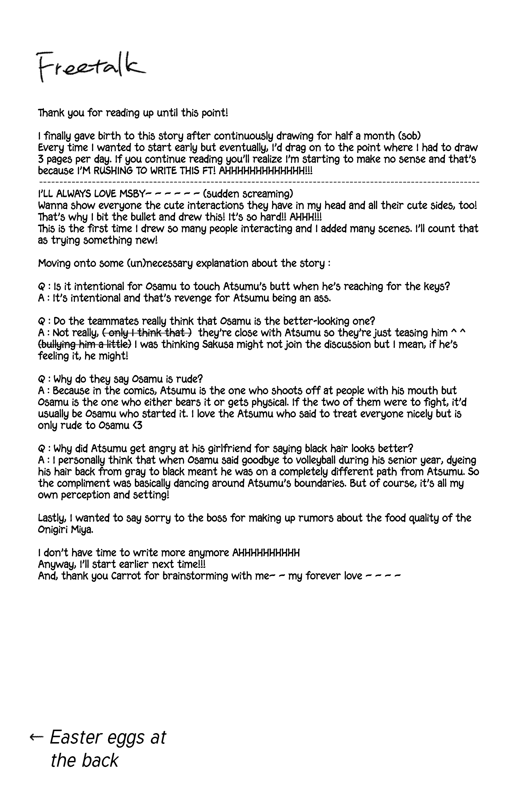 Haikyu! - Girlfriend? (Doujinshi) Oneshot 第37页