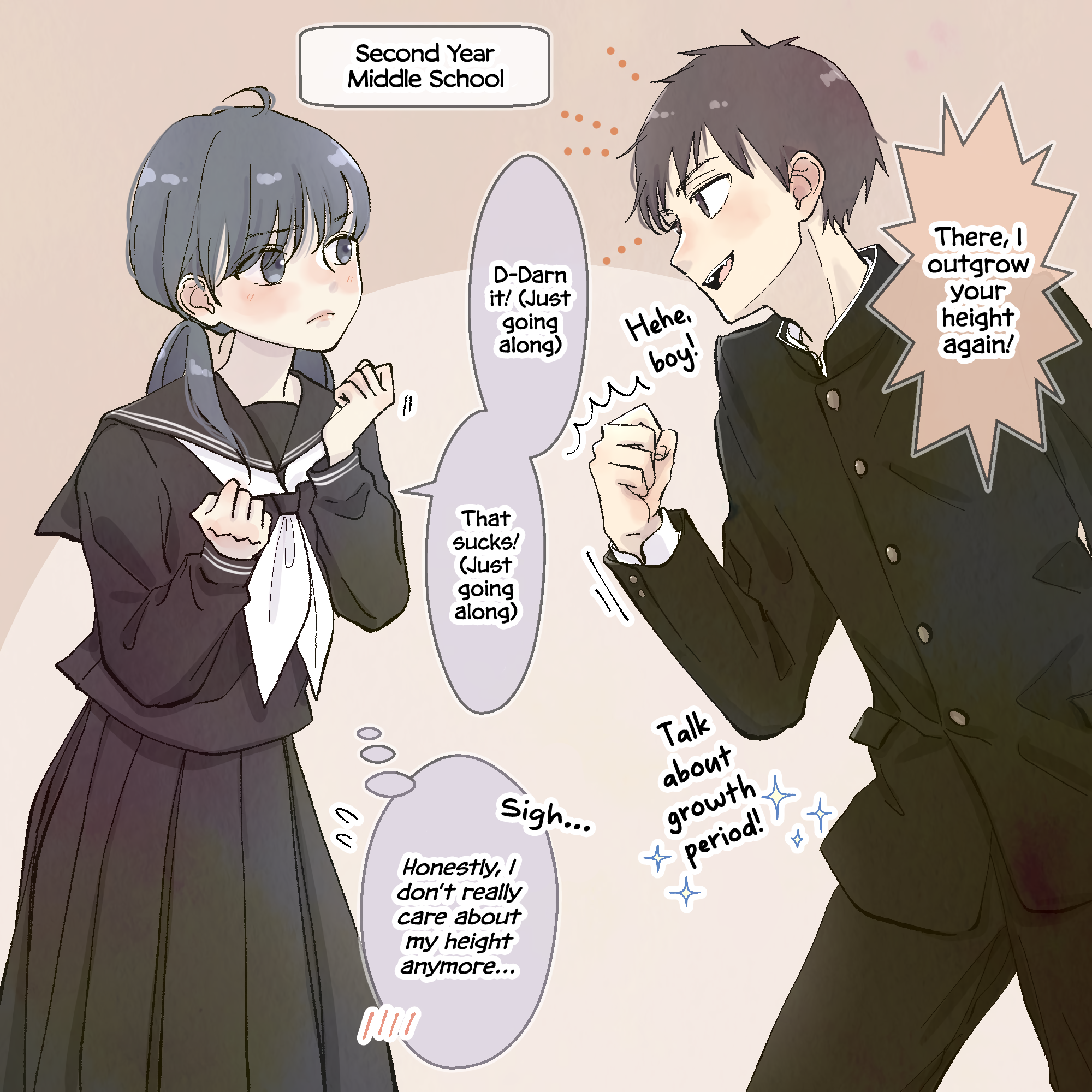 3-Gumi no Osananajimi Childhood Friends Who Are Bothered About Their Height 第3页