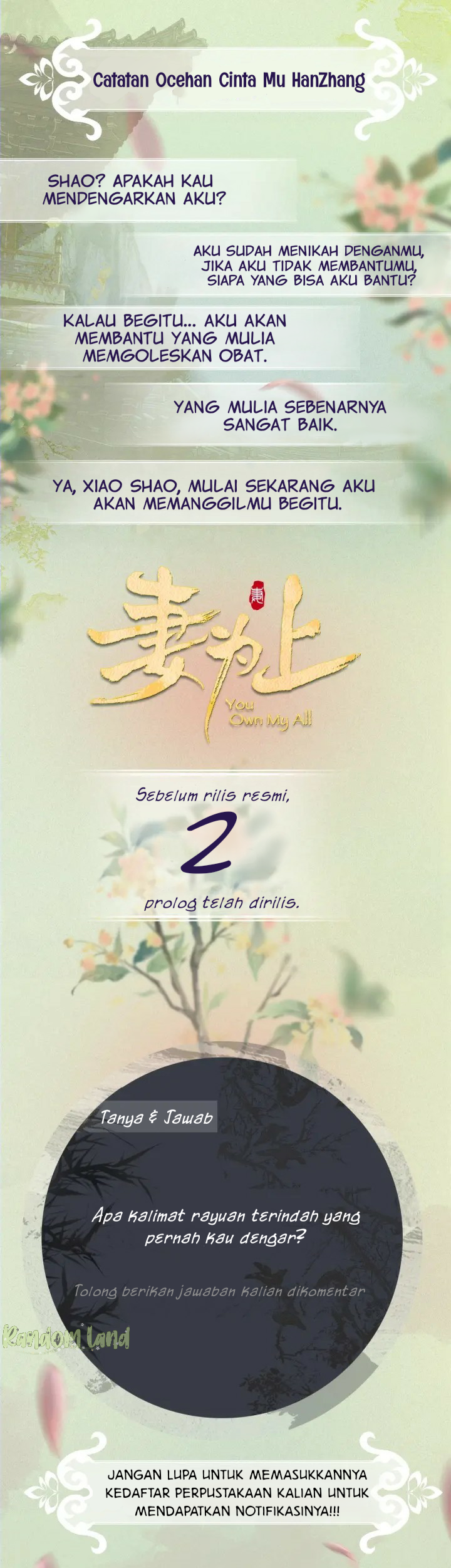 Qī Wéi Shàng Perkenalan Karakter ‘The Wife is First’ 第3页