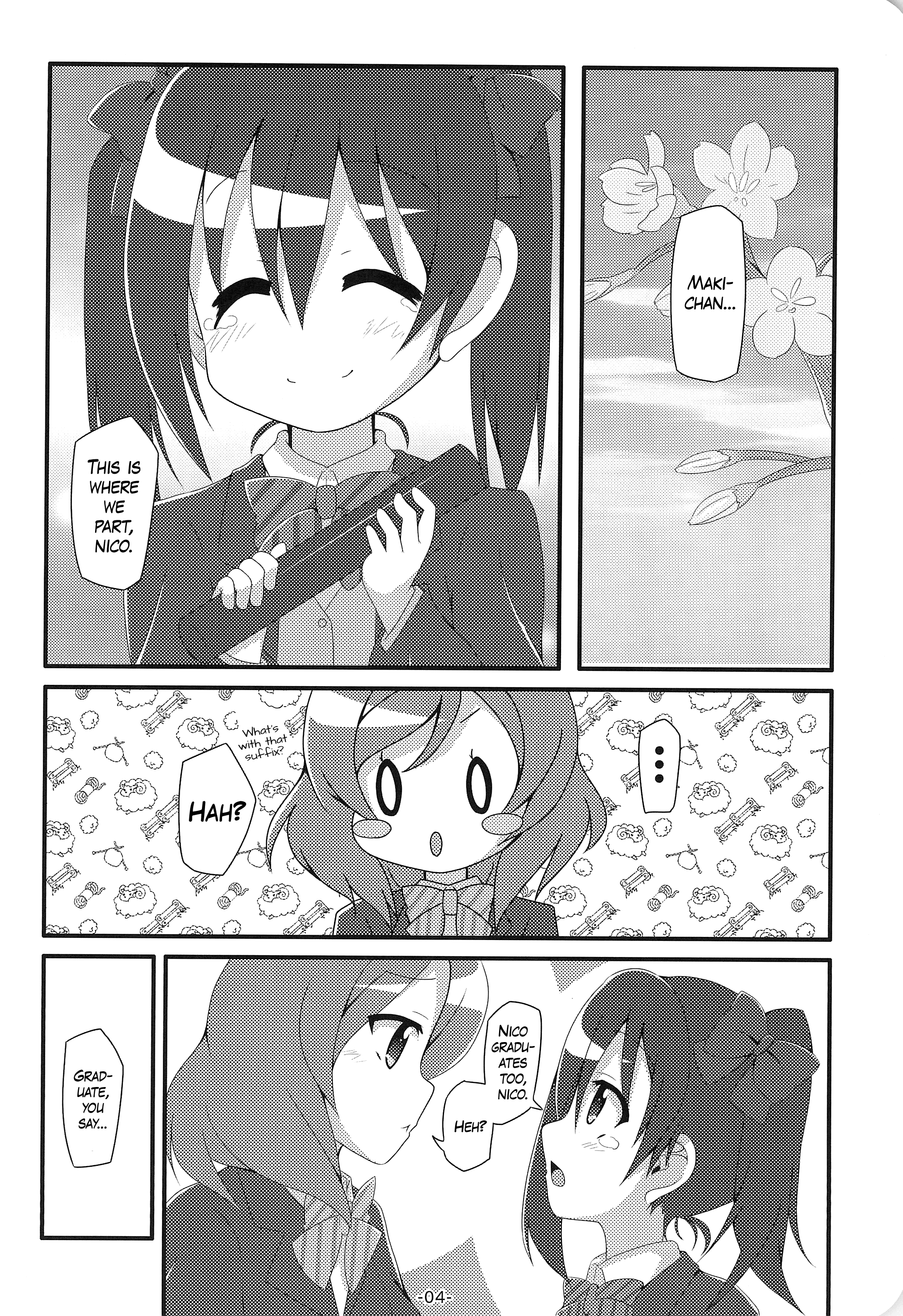 Love Live! - Niko Graduation (Doujinshi) 第4页