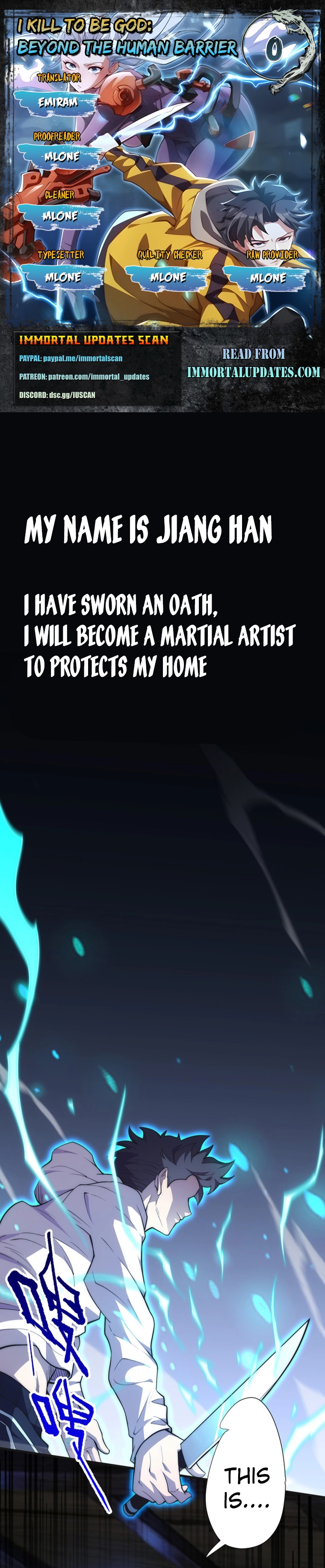 I Kill to Be God: Beyond Human Barrier 第1页