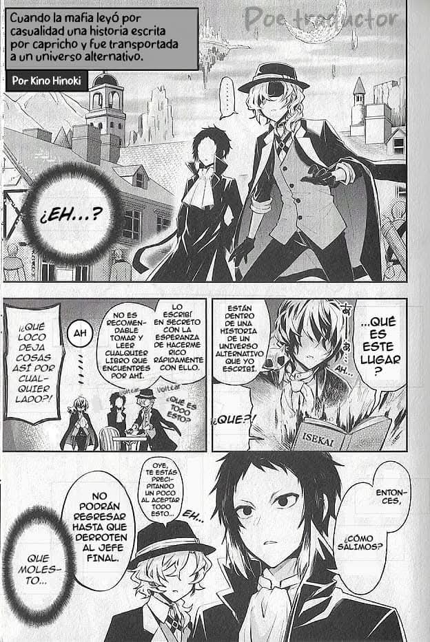 Bungo stray dogs Antología Rin "Cuando la Mafia leyó por casualidad una historia escrita por capricho y fue transportada a un universo alternativo" 第3页