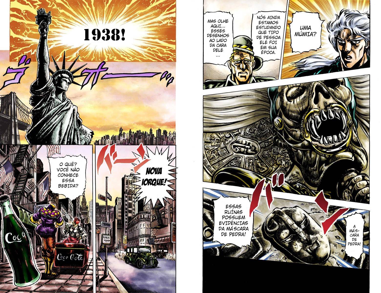 JoJo's Bizarre Adventure, Part 2: Battle Tendency (Official Colored) Vol. 1 Ch. 1 第4页