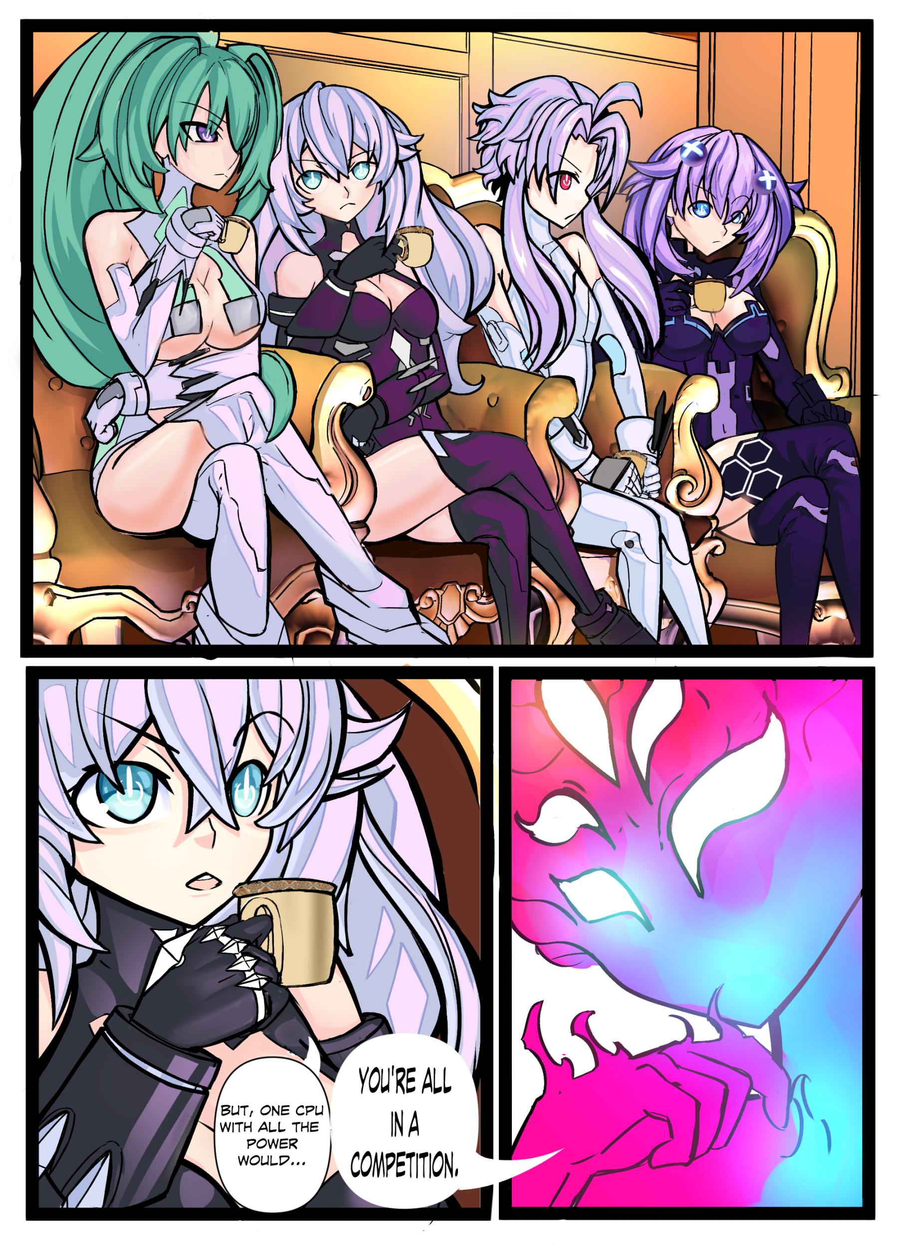 Astrodimension Neptunia (Doujinshi) You're All In A Competition... 第8页