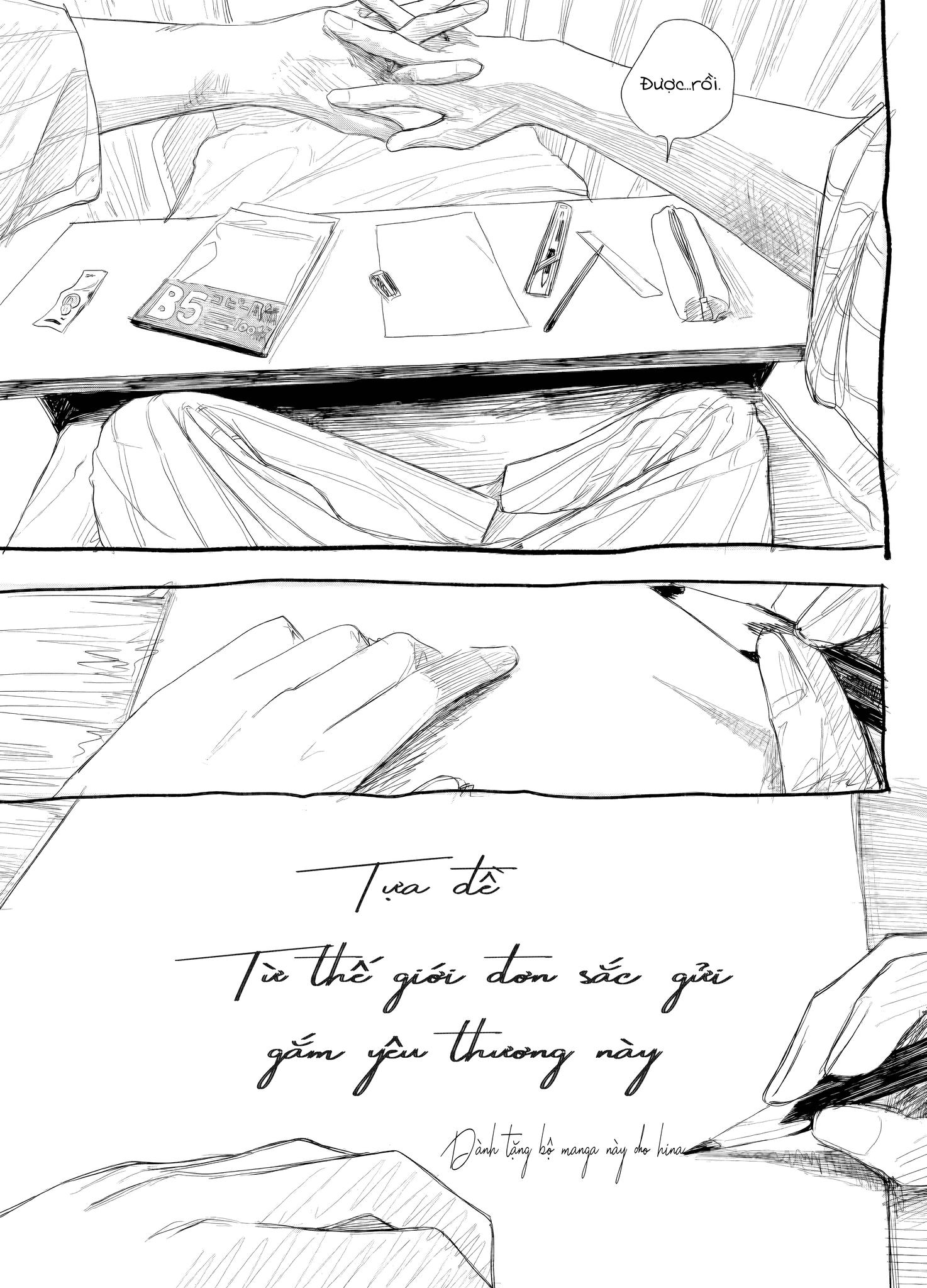 Monokuro no Sekai kara, Ai wo Komete. Oneshot 第38页