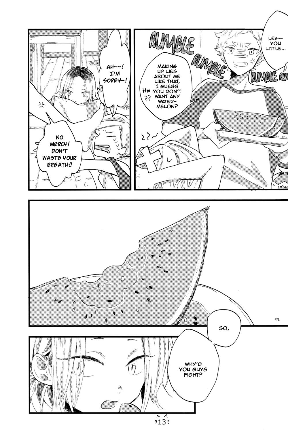Haikyu!! - Apple pie tabeyo (Doujinshi) Oneshot 第14页