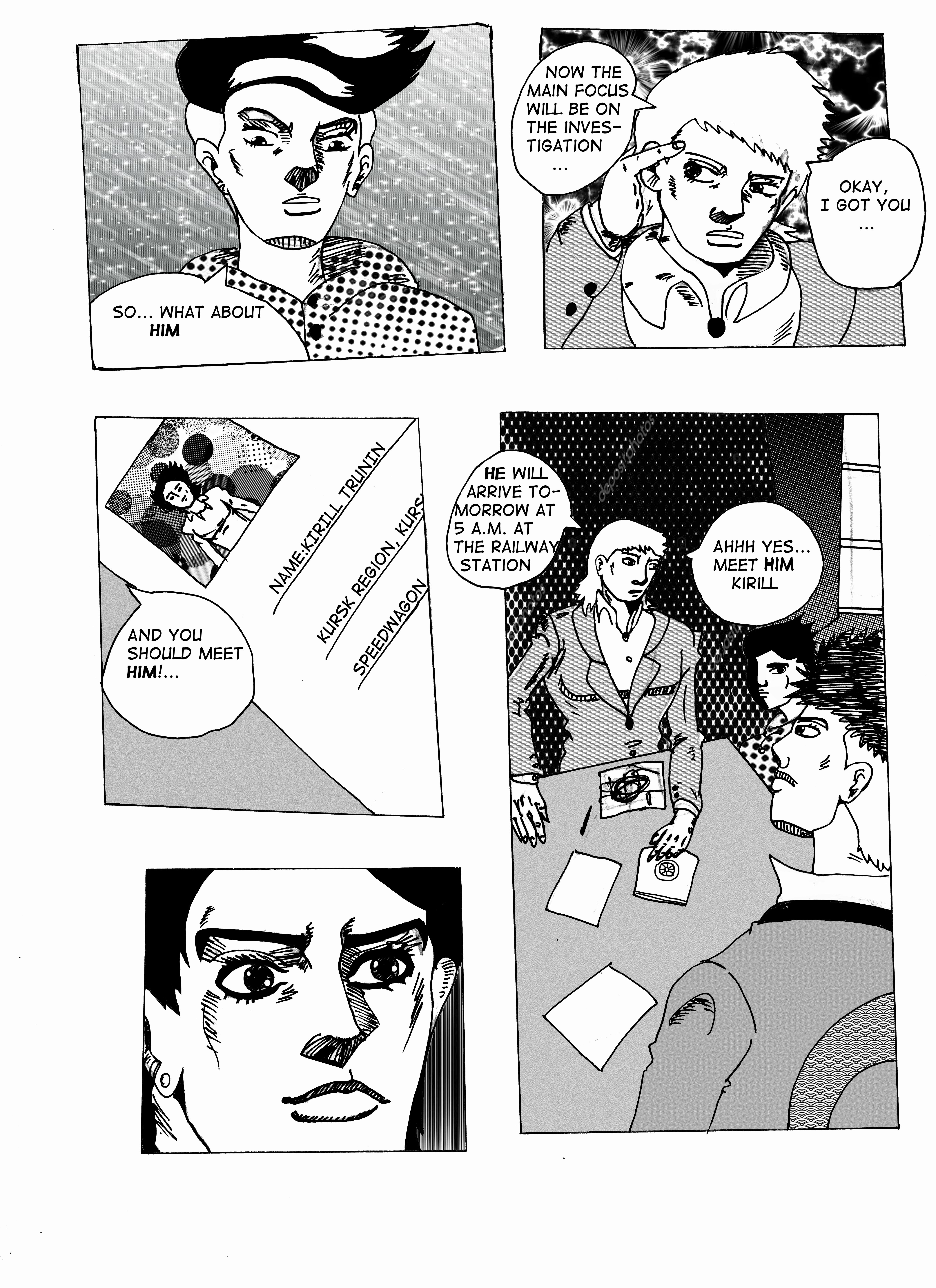 JJBA:Purple Rock Meeting at train station 第5页