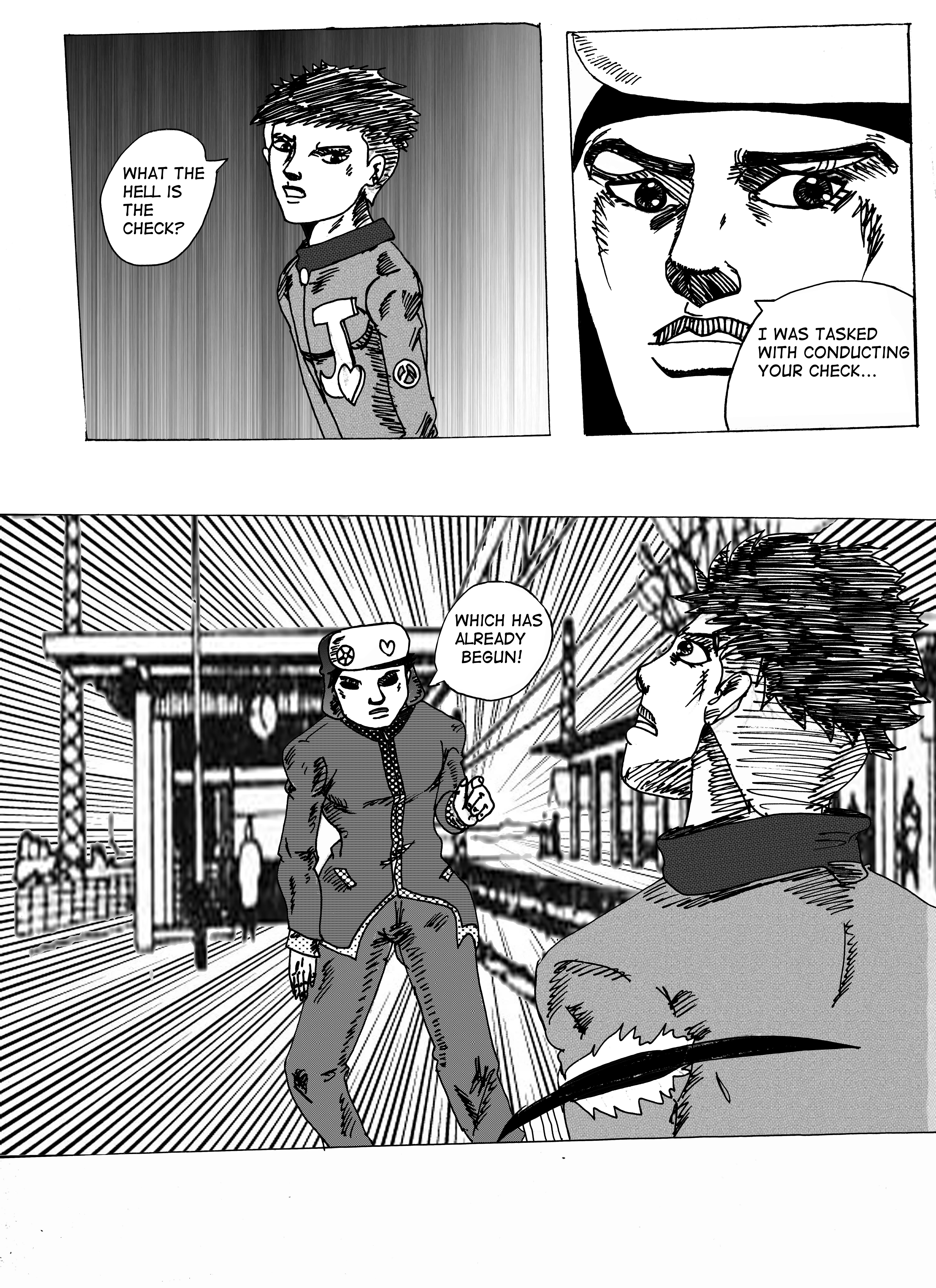 JJBA:Purple Rock Meeting at train station 第10页