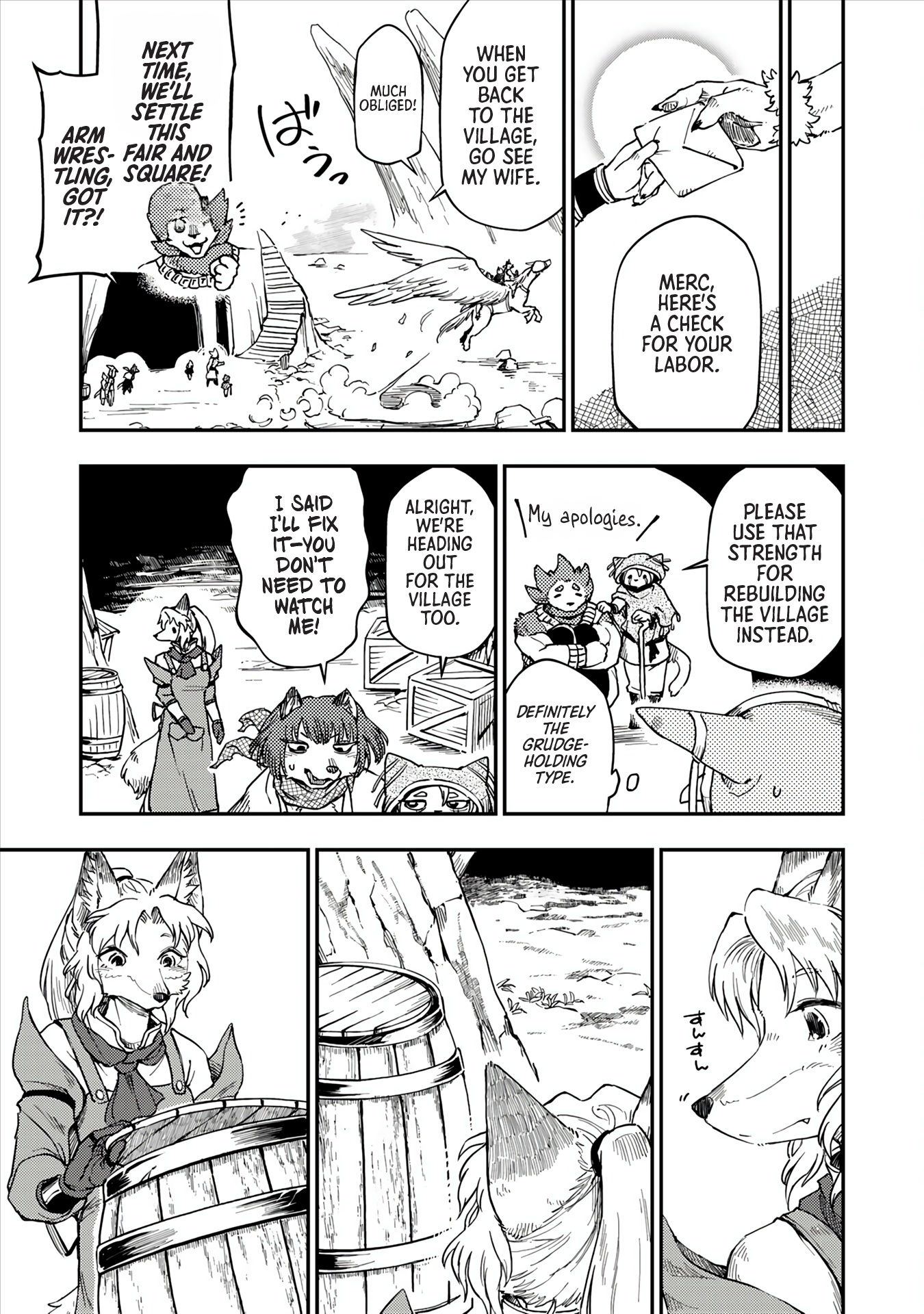 Batsuichi Kitsune to Tabi Gohan The Village's Situation and the Stray 第12页