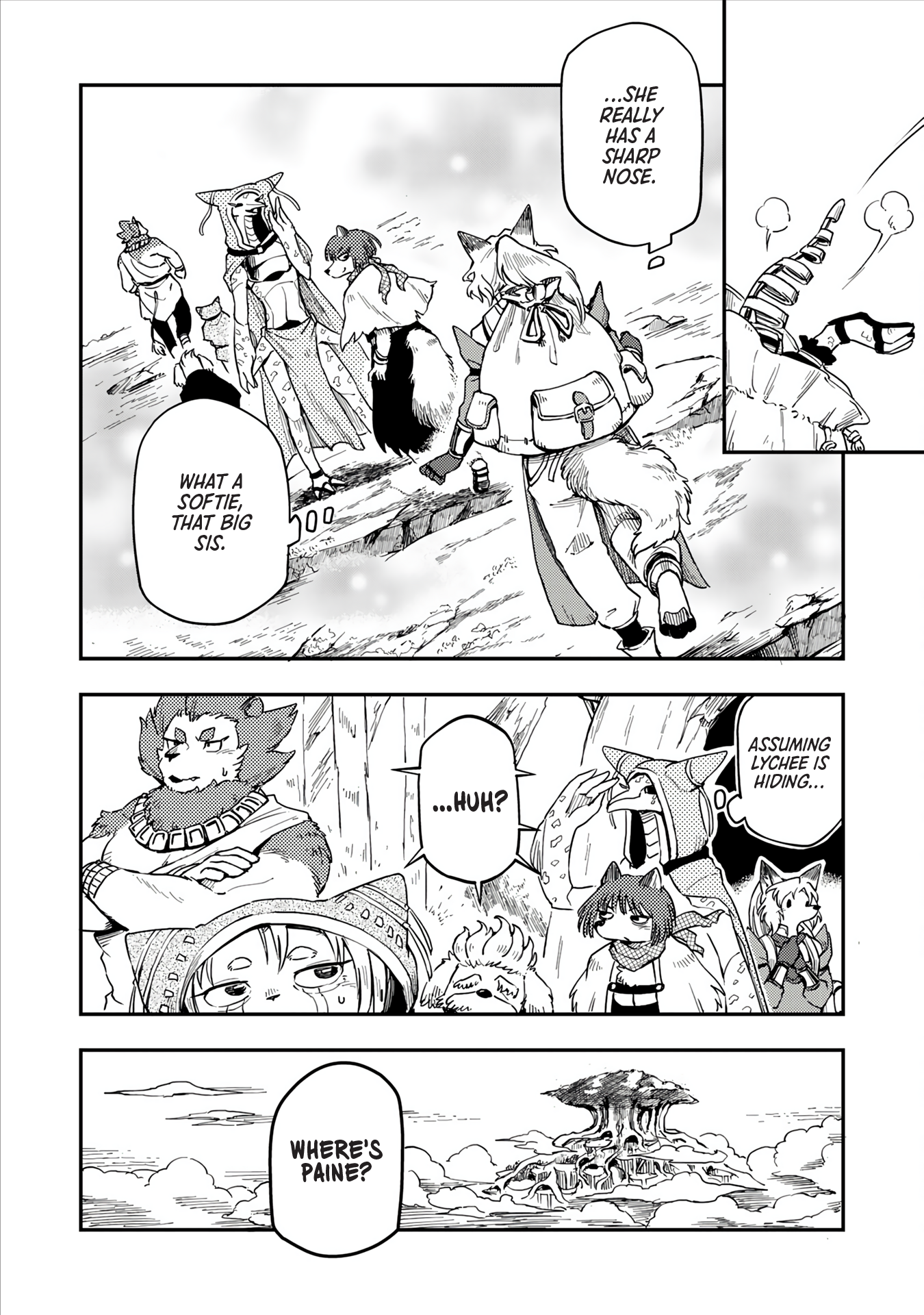 Batsuichi Kitsune to Tabi Gohan The Village's Situation and the Stray 第15页