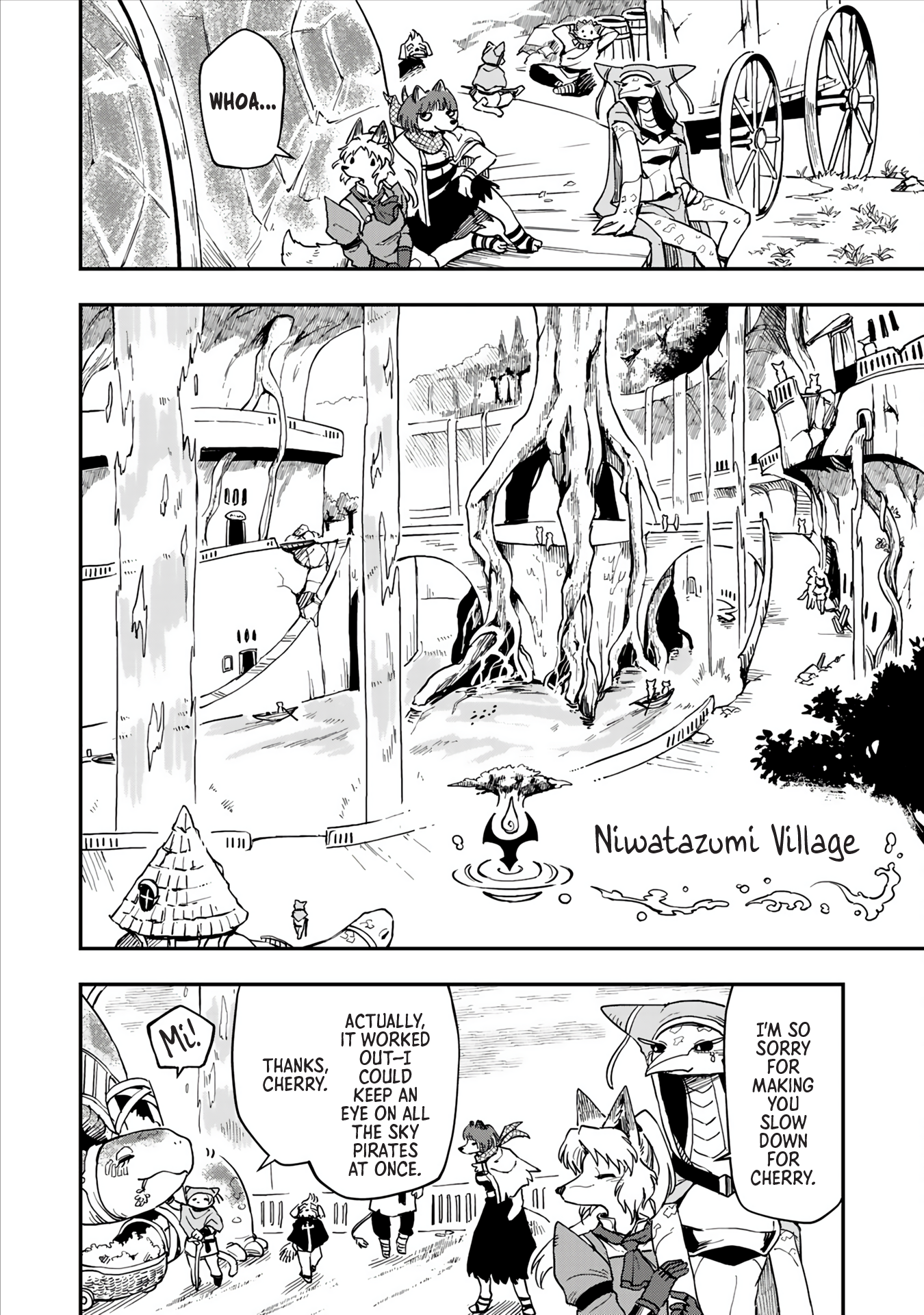 Batsuichi Kitsune to Tabi Gohan The Village's Situation and the Stray 第19页
