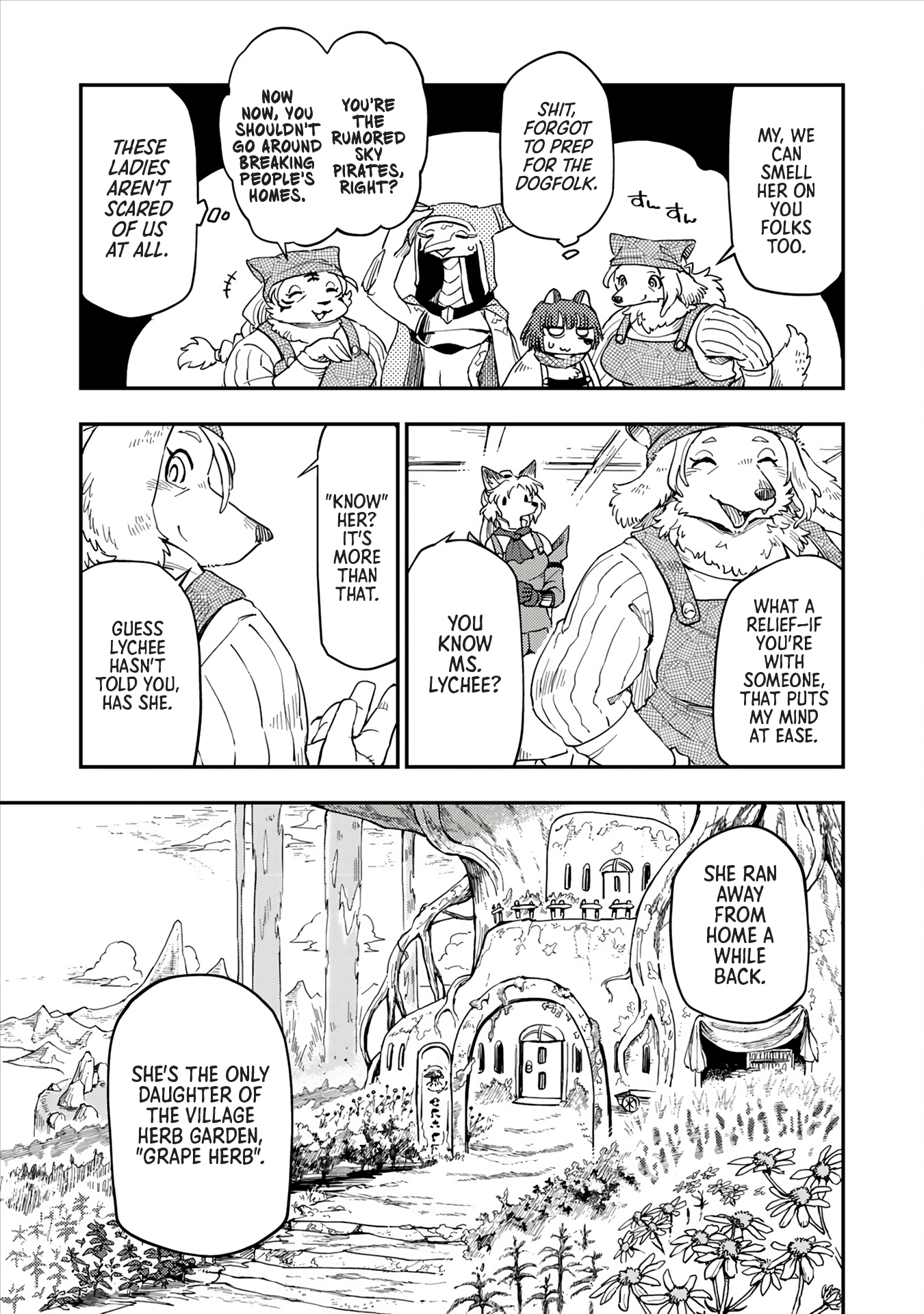 Batsuichi Kitsune to Tabi Gohan The Village's Situation and the Stray 第24页