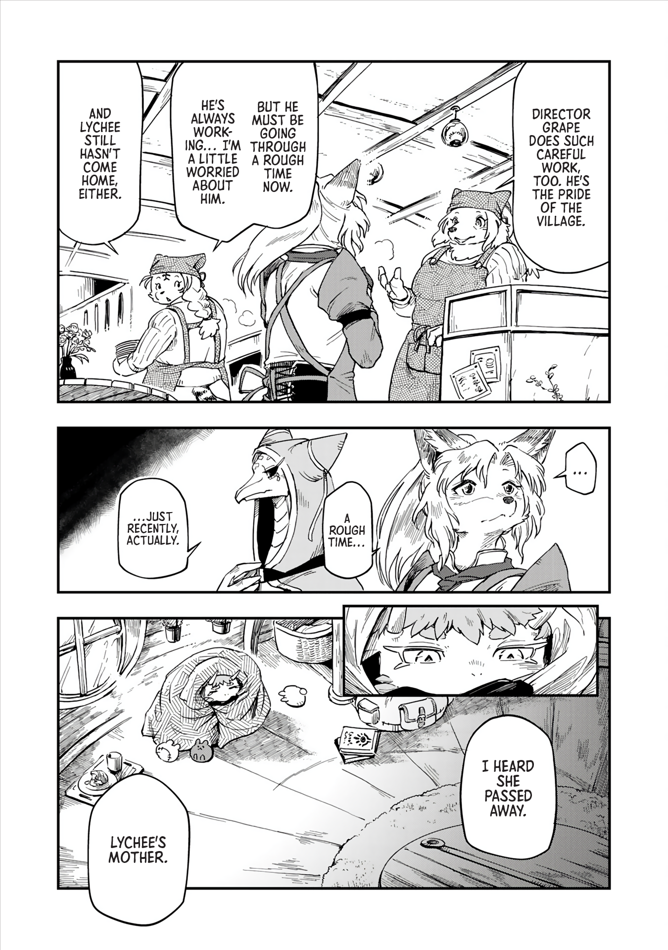 Batsuichi Kitsune to Tabi Gohan The Village's Situation and the Stray 第26页