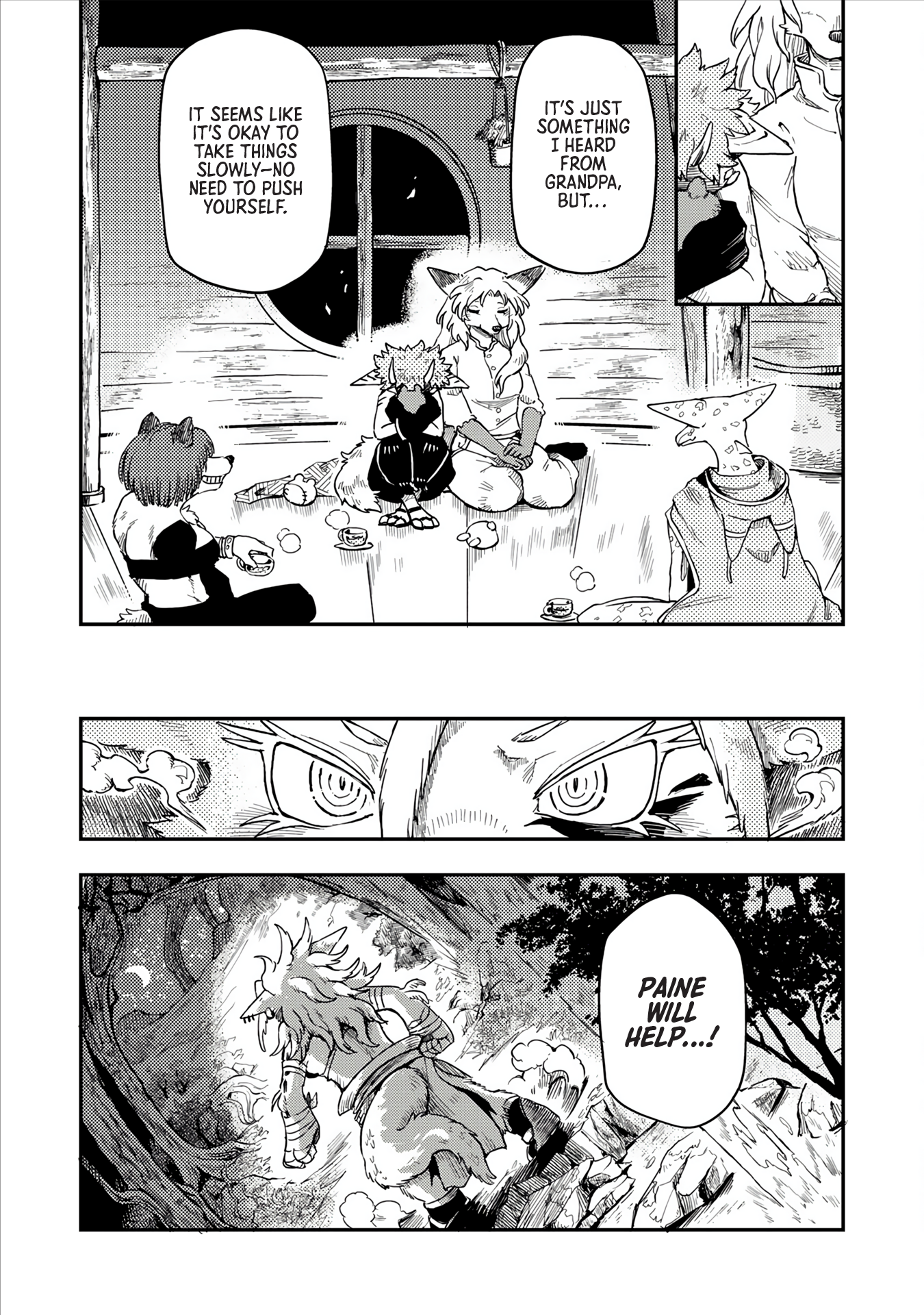 Batsuichi Kitsune to Tabi Gohan The Village's Situation and the Stray 第31页